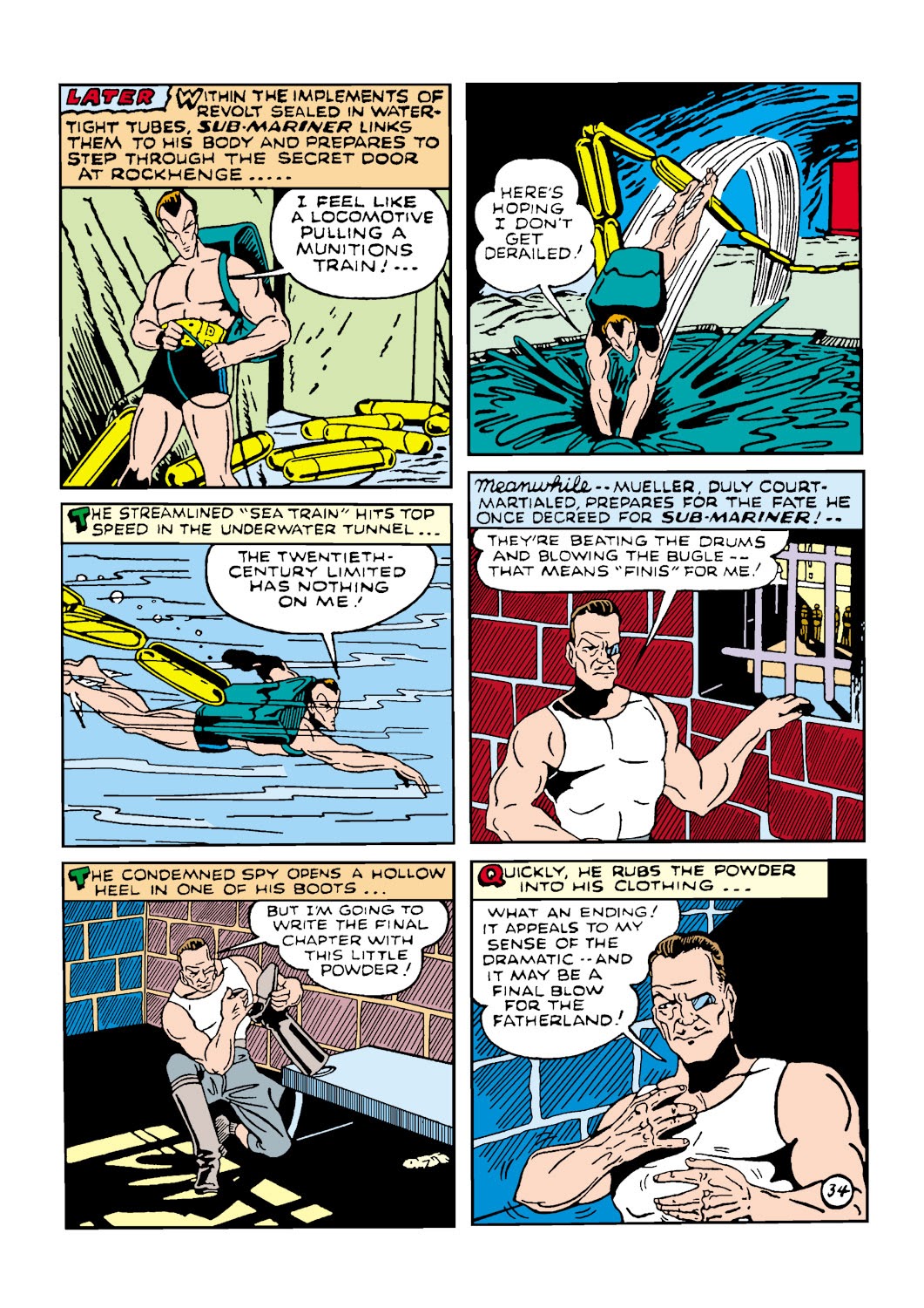Read online Sub-Mariner Comics comic -  Issue #3 - 38