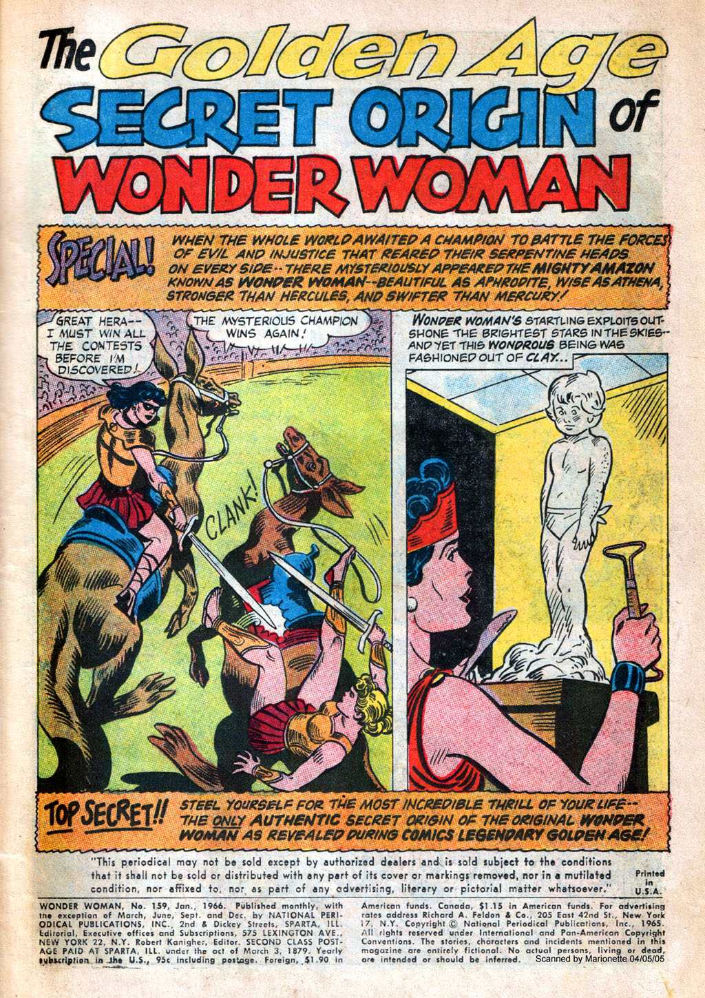 Read online Wonder Woman (1942) comic -  Issue #159 - 3