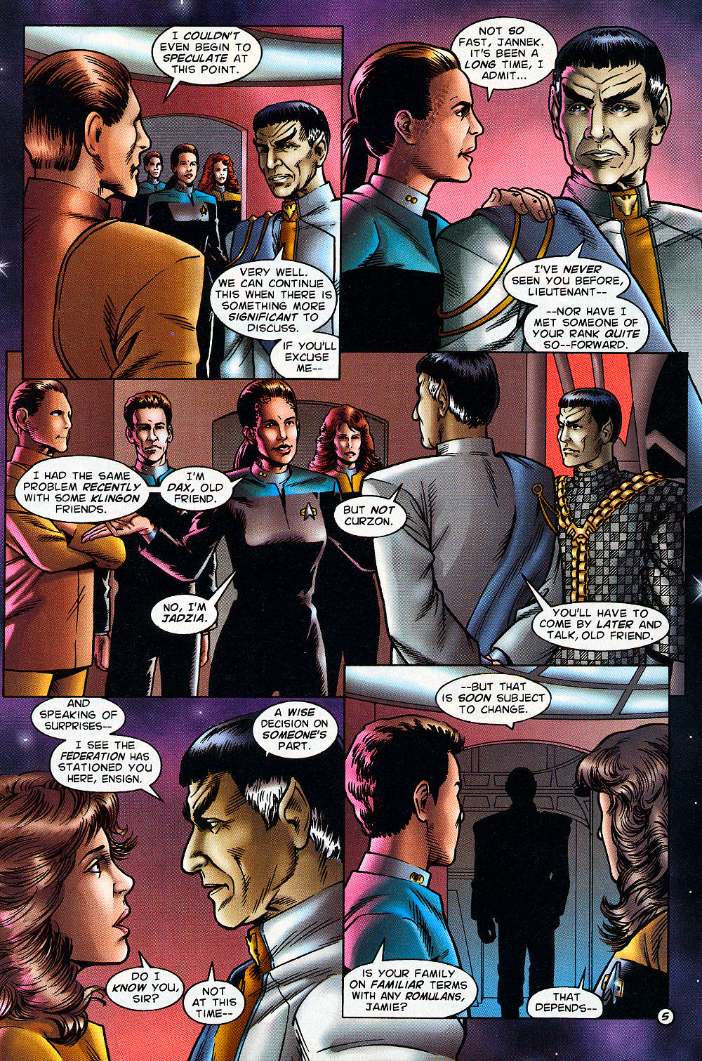 Read online Star Trek: Deep Space Nine: Celebrity Series comic -  Issue #1 - 9