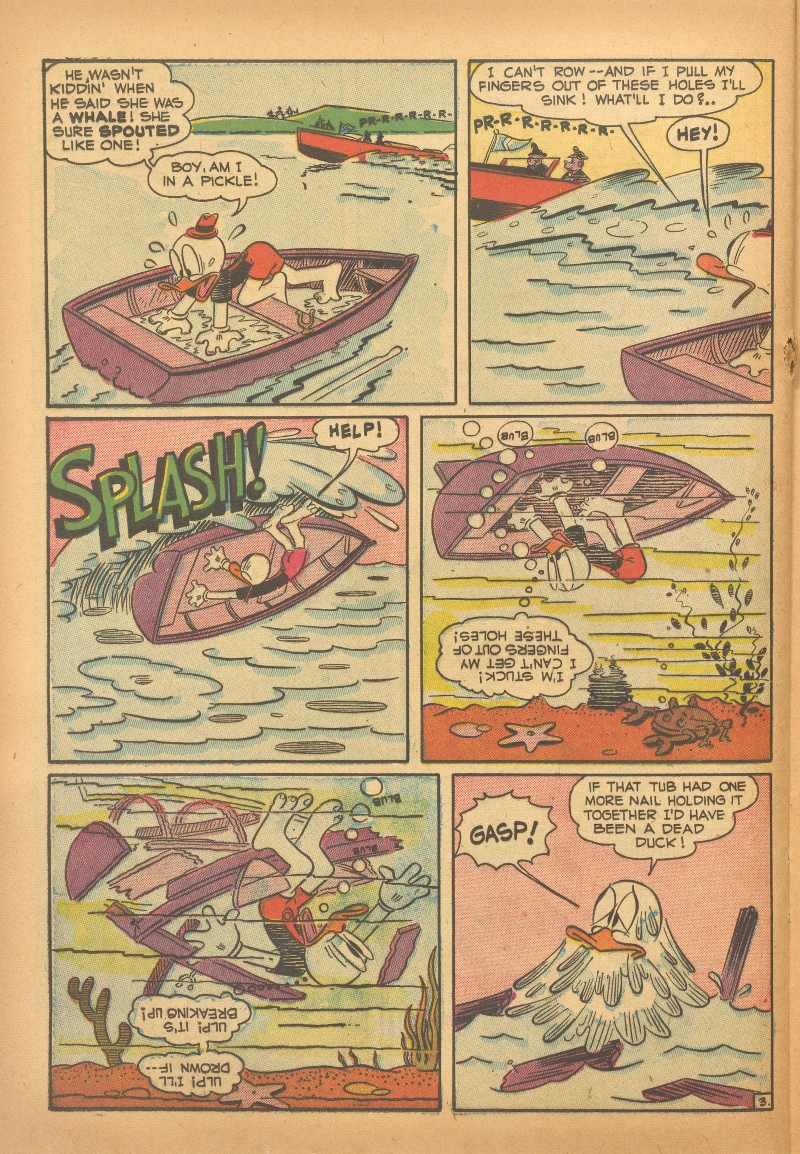 Read online Super Duck Comics comic -  Issue #30 - 34