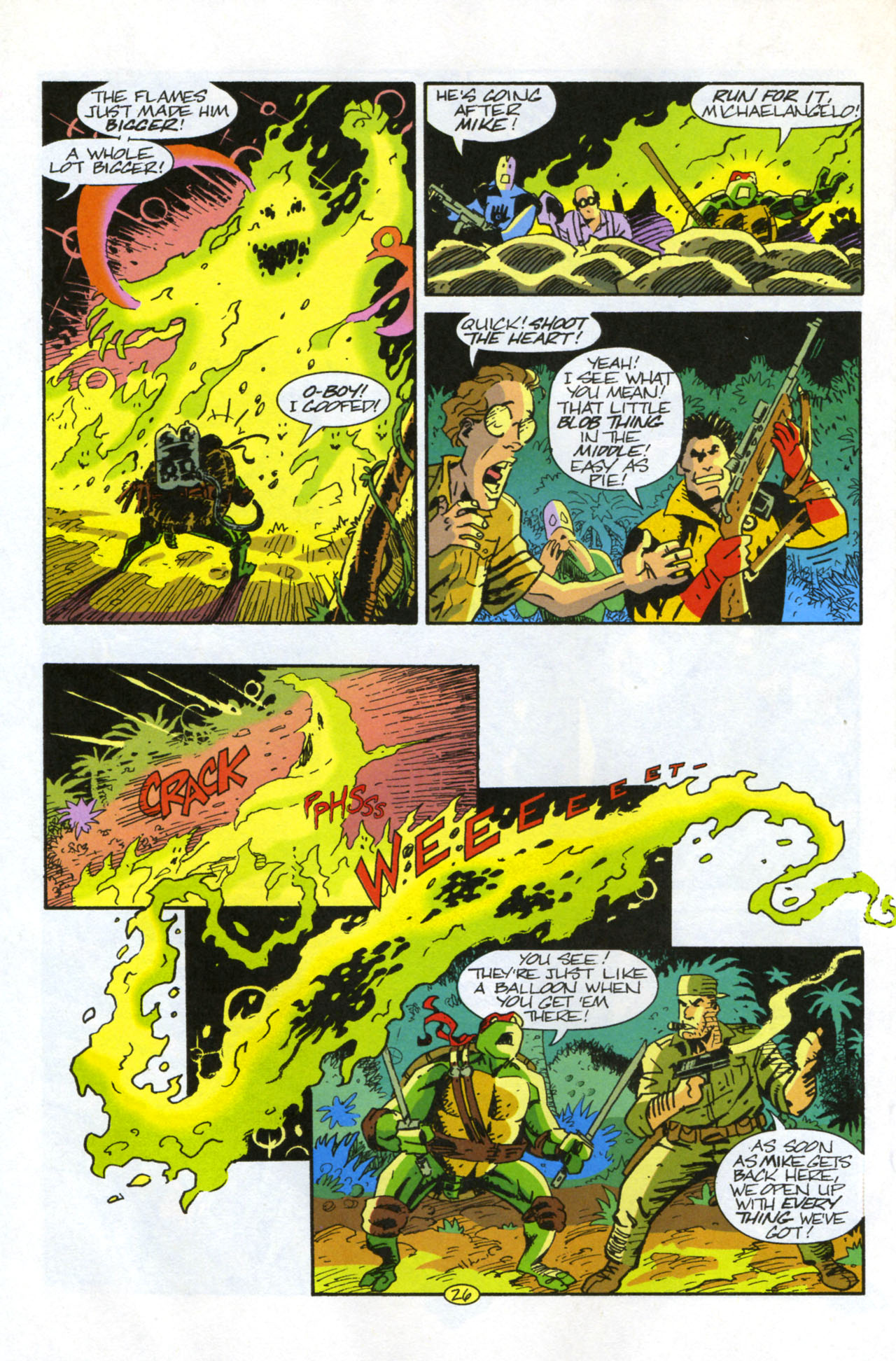 Read online Teenage Mutant Ninja Turtles/Flaming Carrot Crossover comic -  Issue #2 - 28