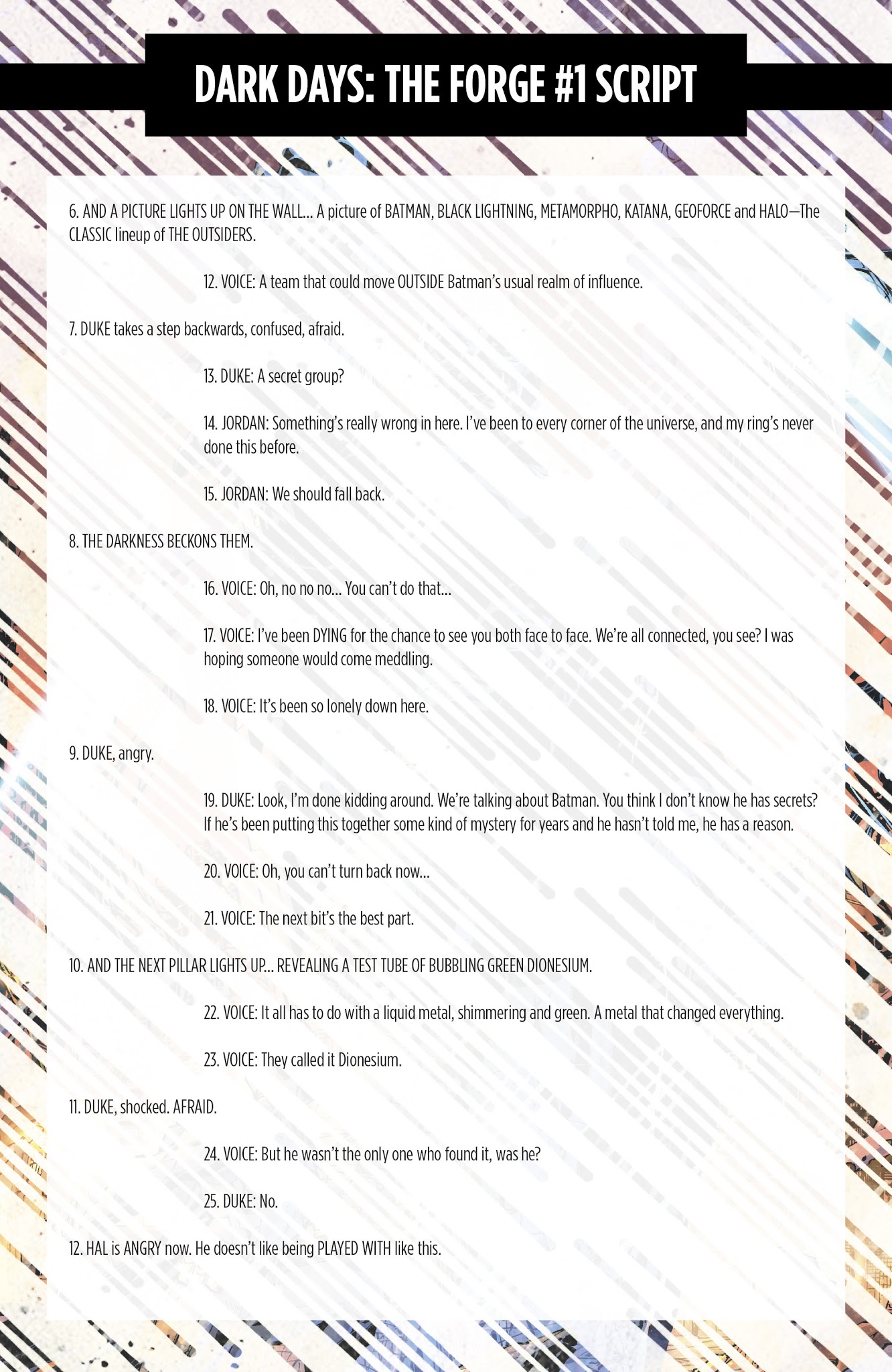 Read online Dark Days: The Forge/Casting Director's Cut comic -  Issue # Full - 76