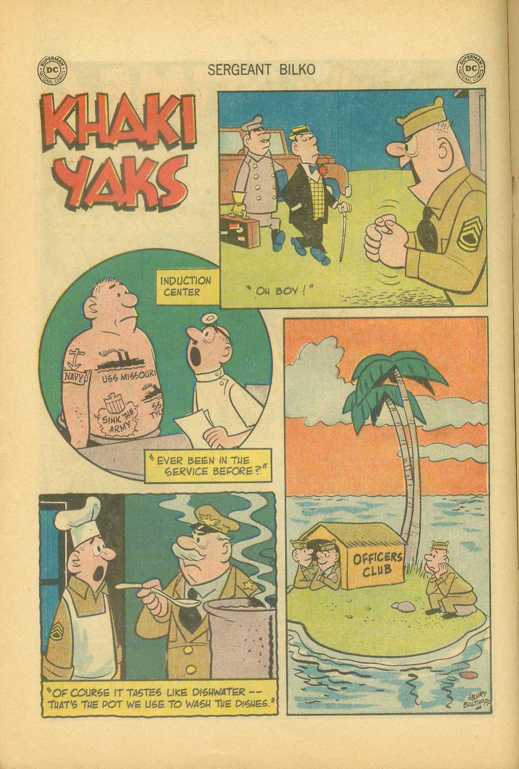 Read online Sergeant Bilko comic -  Issue #13 - 14