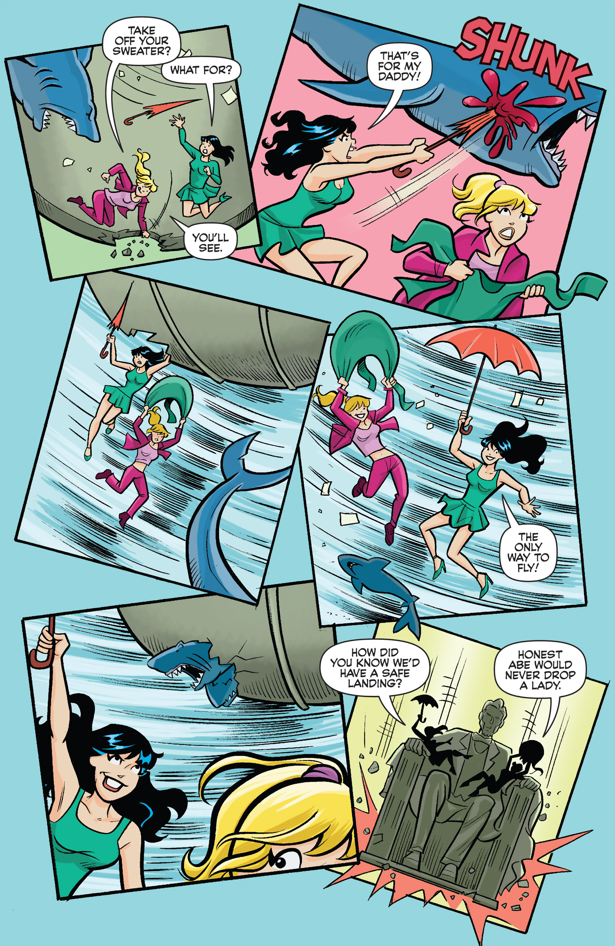 Read online Archie vs. Sharknado comic -  Issue #Archie vs. Sharknado Full - 10