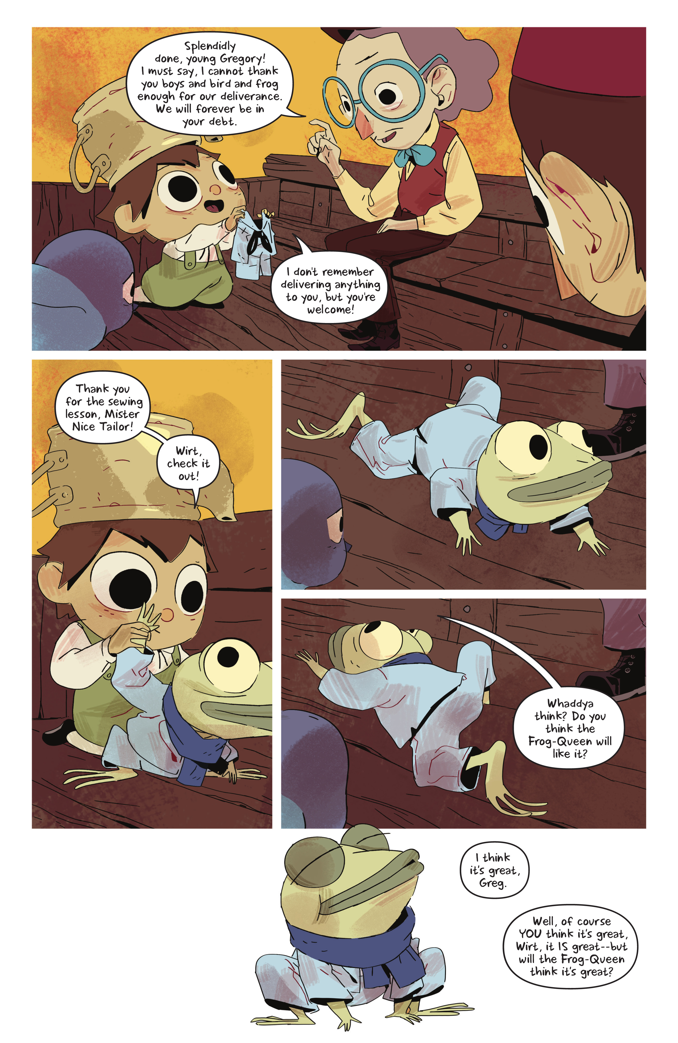Read online Over the Garden Wall: Hollow Town comic -  Issue # TPB - 114
