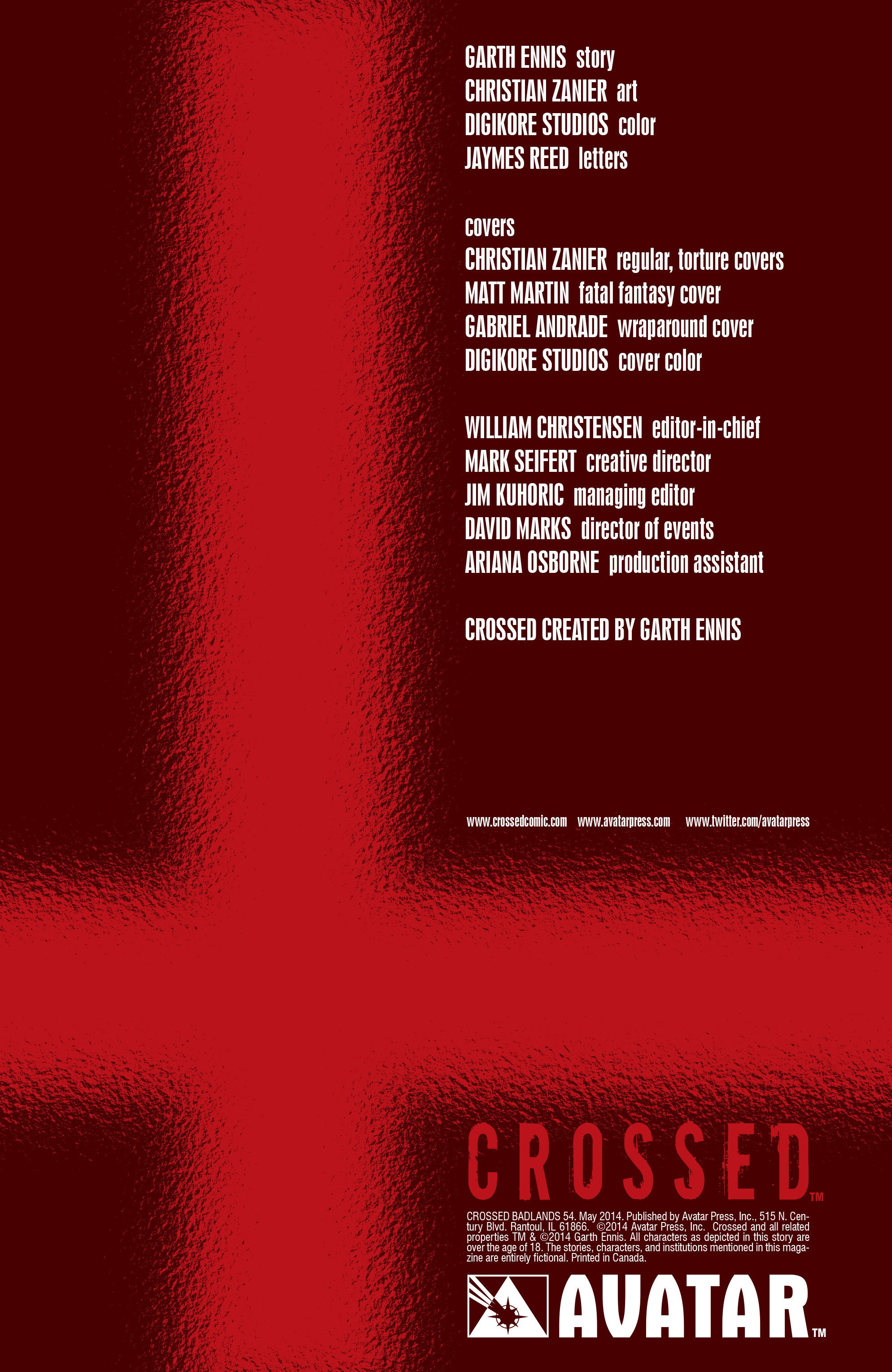 Read online Crossed: Badlands comic -  Issue #54 - 6