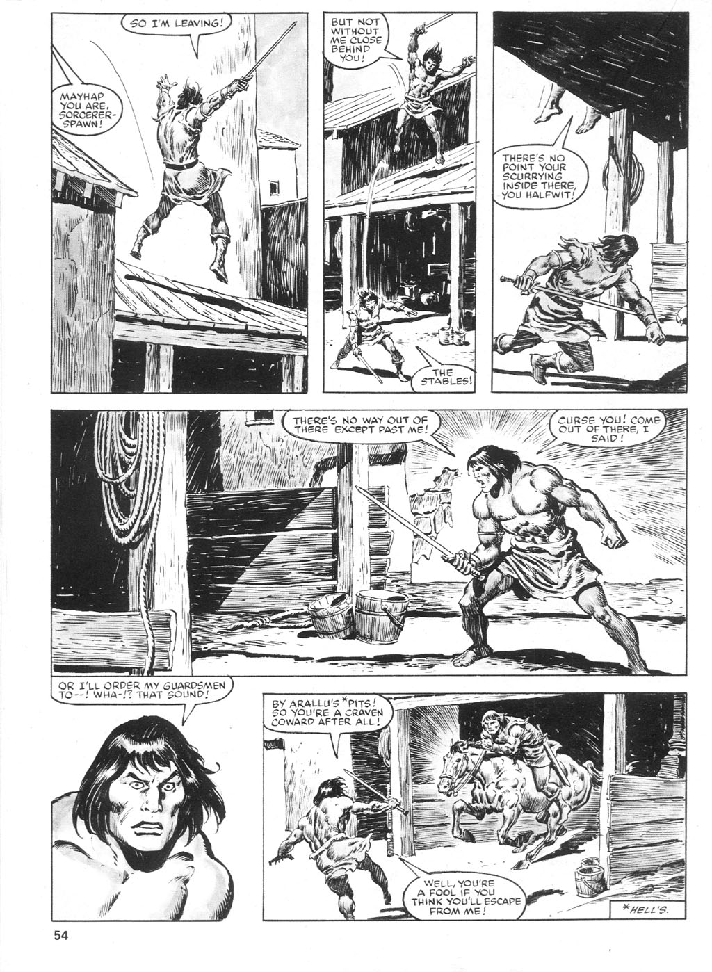 Read online The Savage Sword Of Conan comic -  Issue #93 - 54