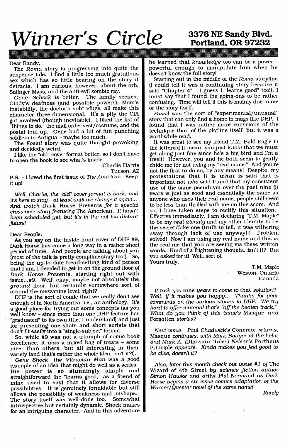 Read online Dark Horse Presents (1986) comic -  Issue #11 - 19