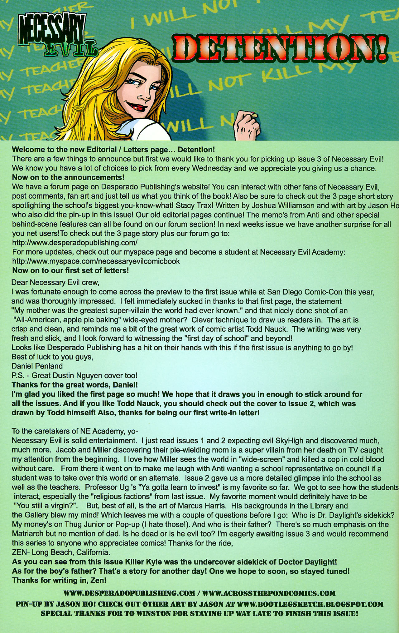 Read online Necessary Evil comic -  Issue #3 - 23