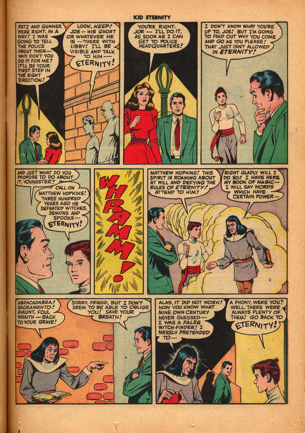 Read online Kid Eternity (1946) comic -  Issue #5 - 21