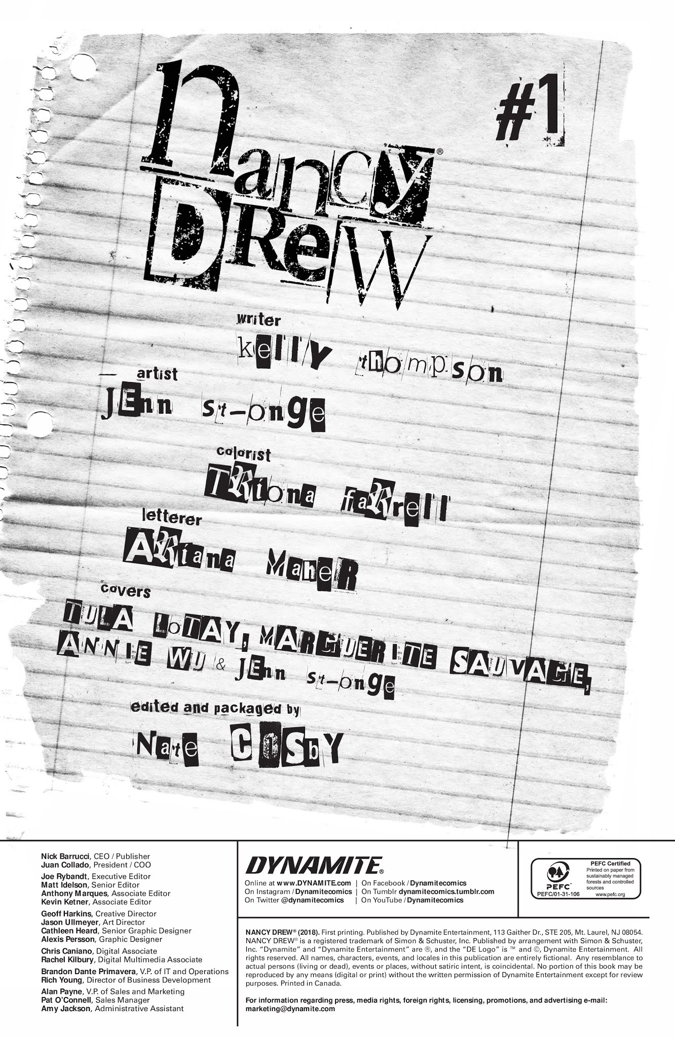 Read online Nancy Drew (2018) comic -  Issue #1 - 4