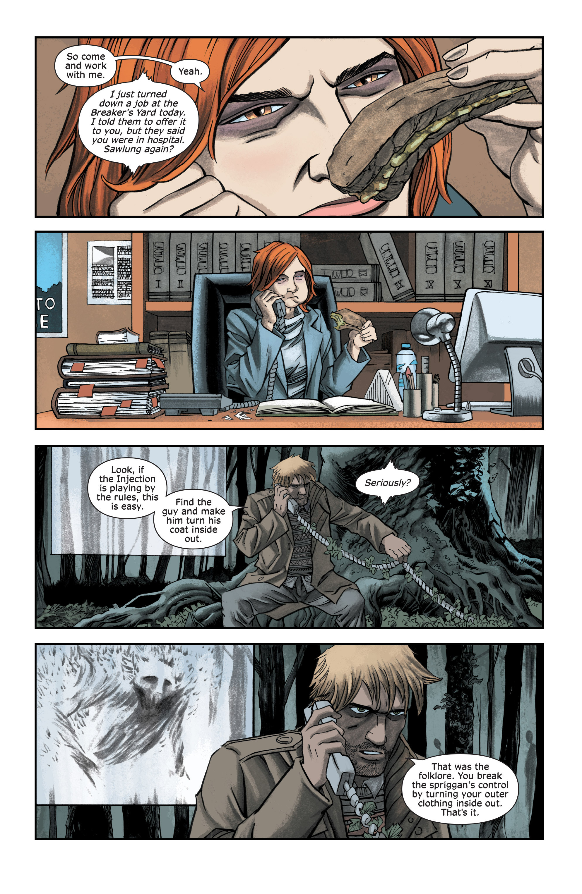 Read online Injection comic -  Issue #3 - 9