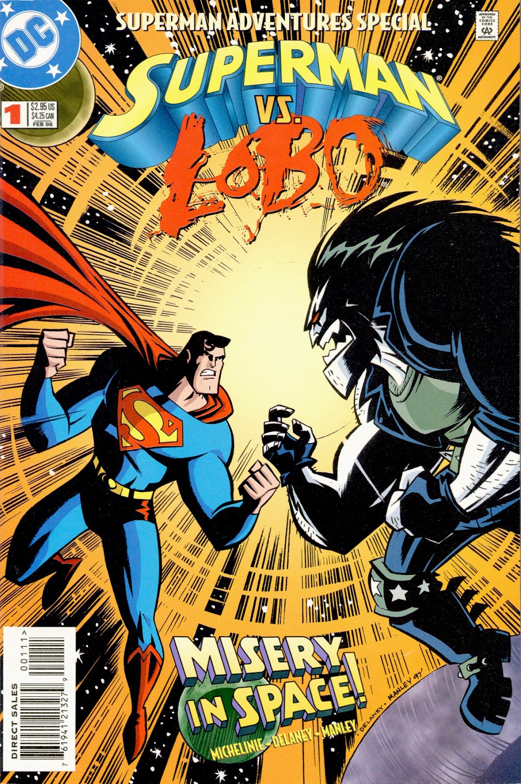 <{ $series->title }} issue Special - Superman vs Lobo - Page 1
