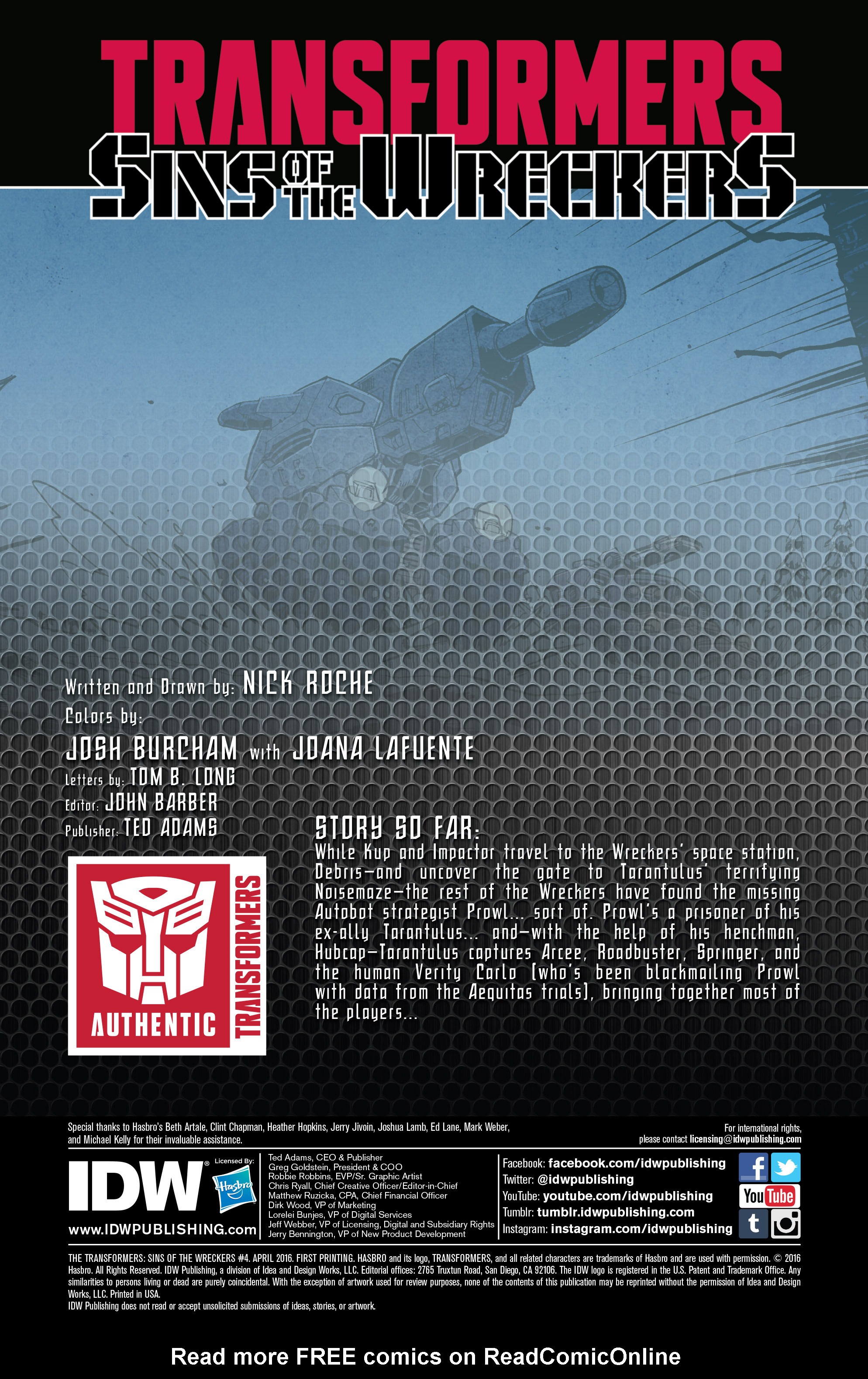 Read online The Transformers: Sins of the Wreckers comic -  Issue #4 - 2