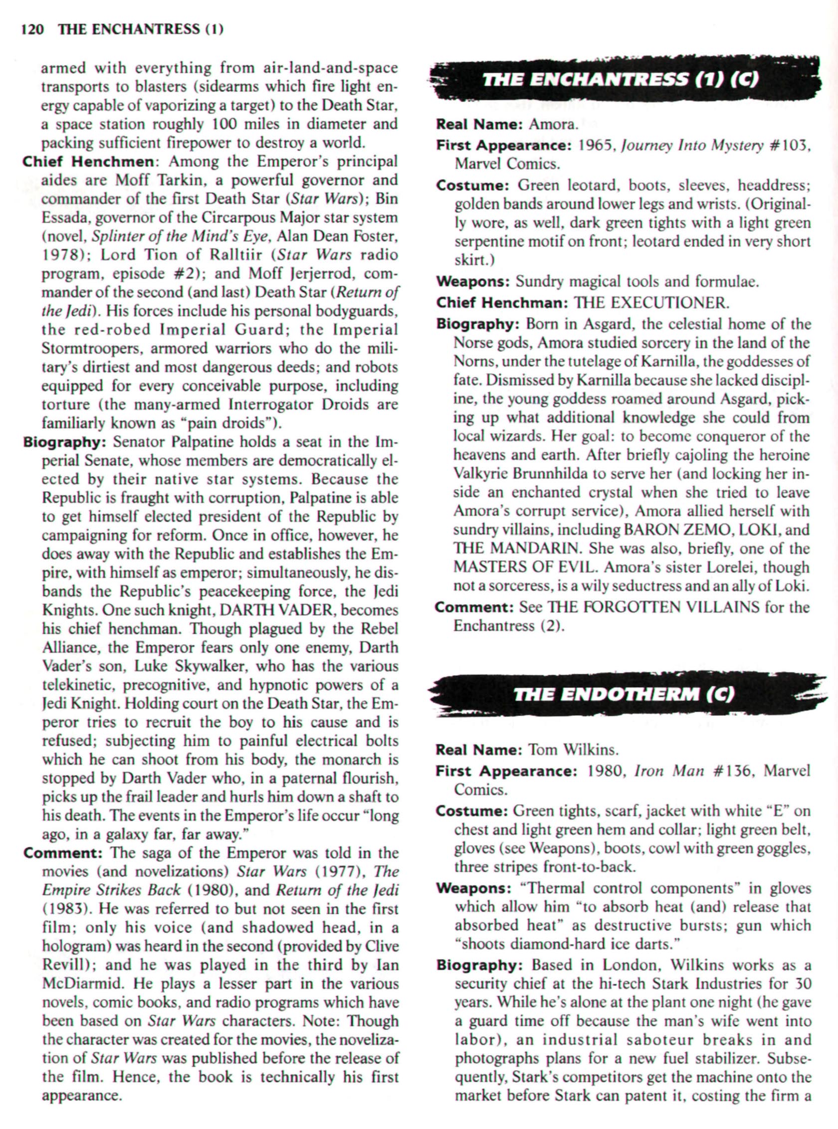 Read online The Encyclopedia of Super Villains comic -  Issue # TPB (Part 1) - 138