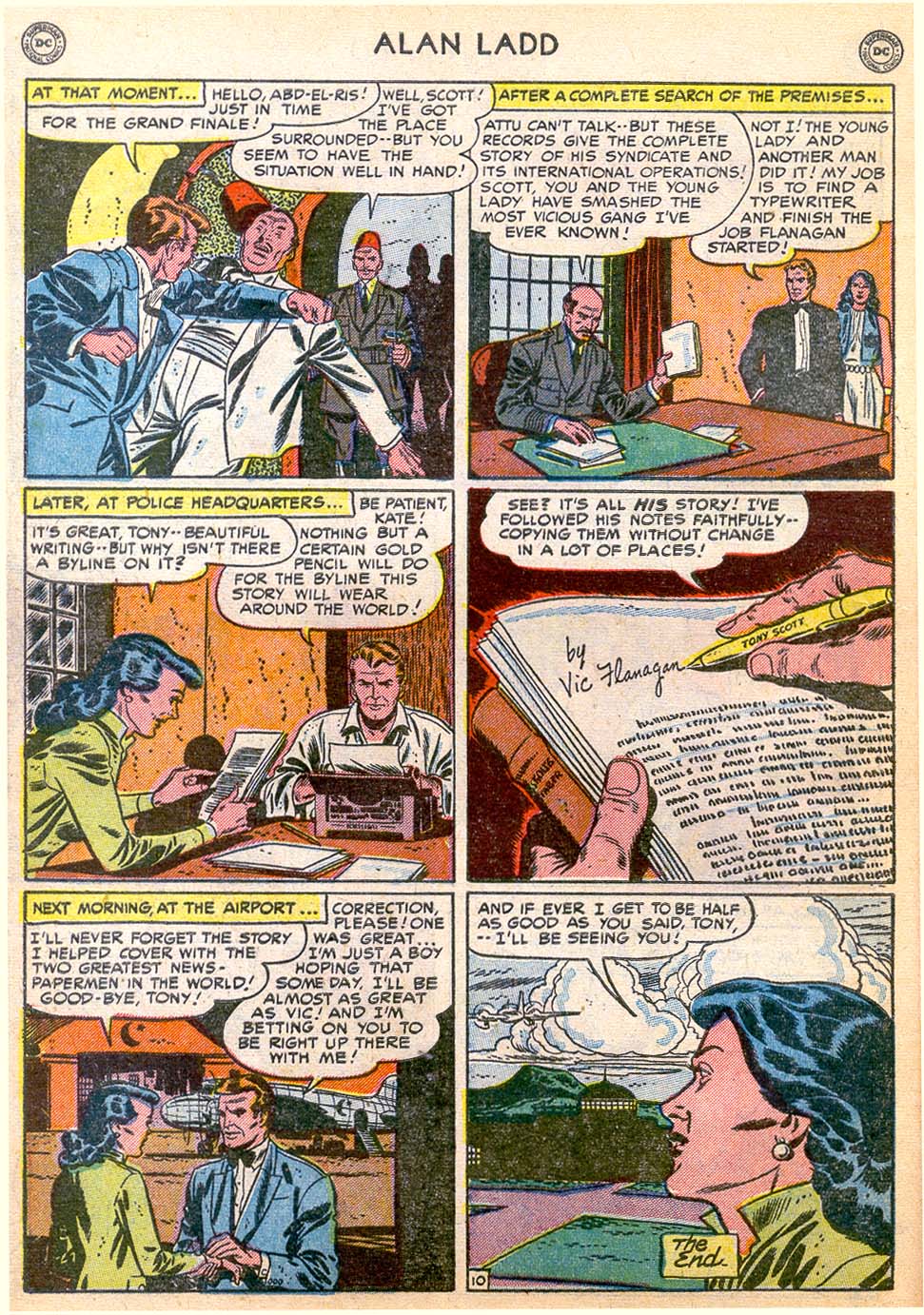 Read online Adventures of Alan Ladd comic -  Issue #9 - 12