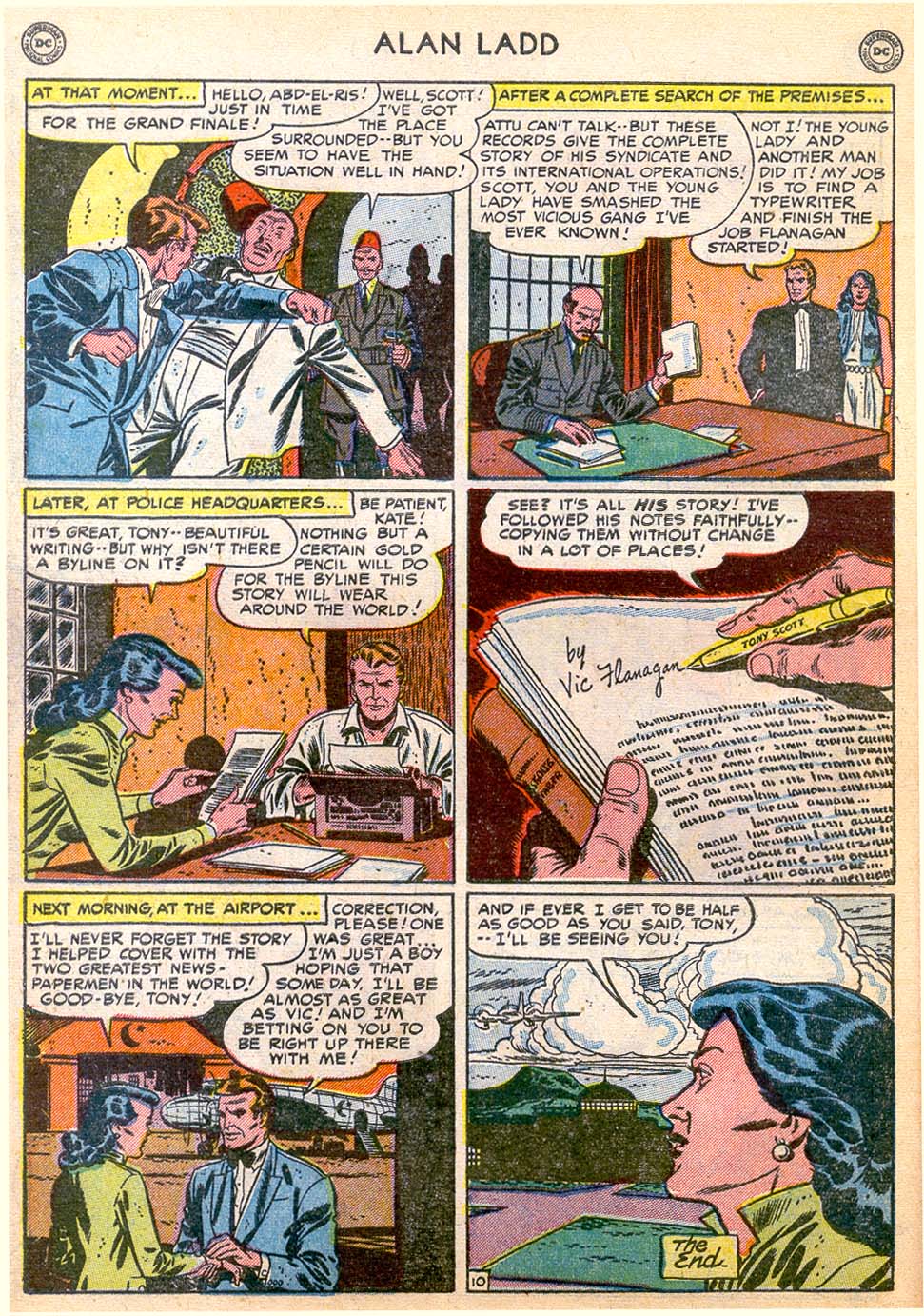 Read online Adventures of Alan Ladd comic -  Issue #9 - 12