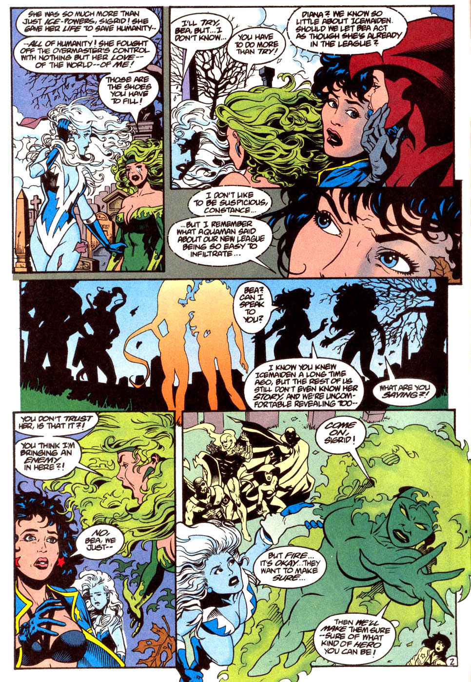 Read online Justice League America comic -  Issue #98 - 3