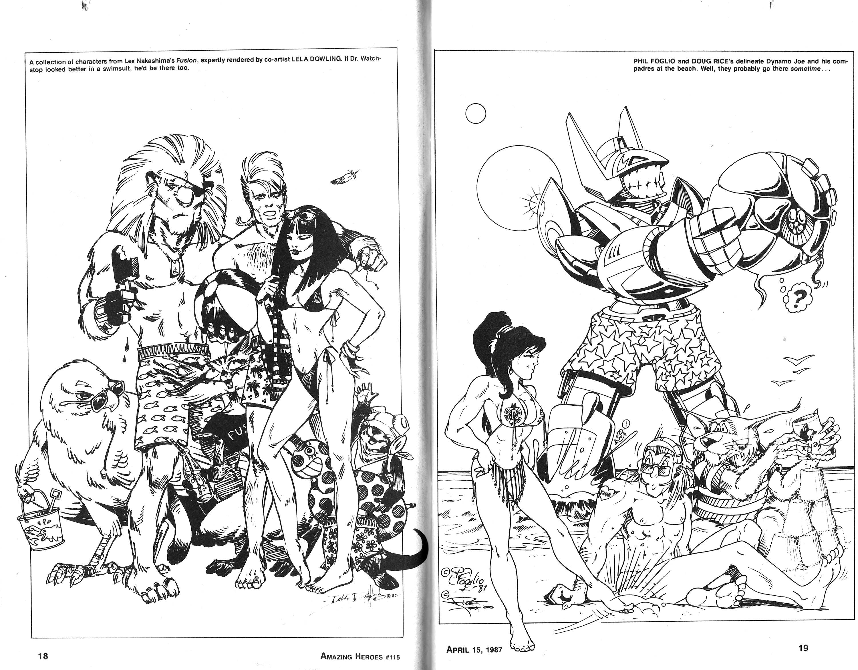 Read online Amazing Heroes comic -  Issue #115 - 10