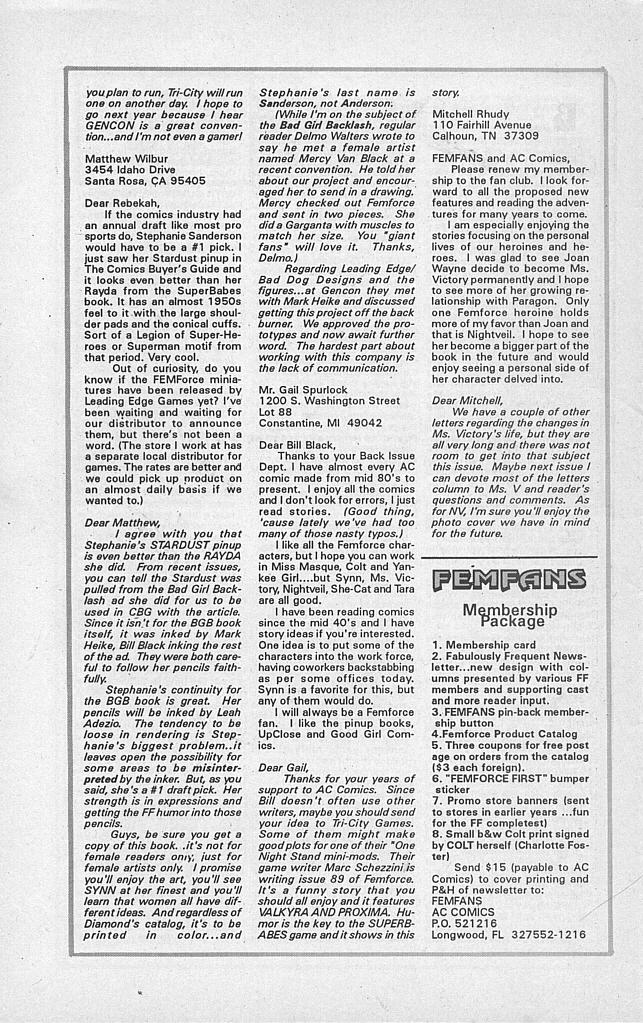 Read online Femforce comic -  Issue #88 - 32