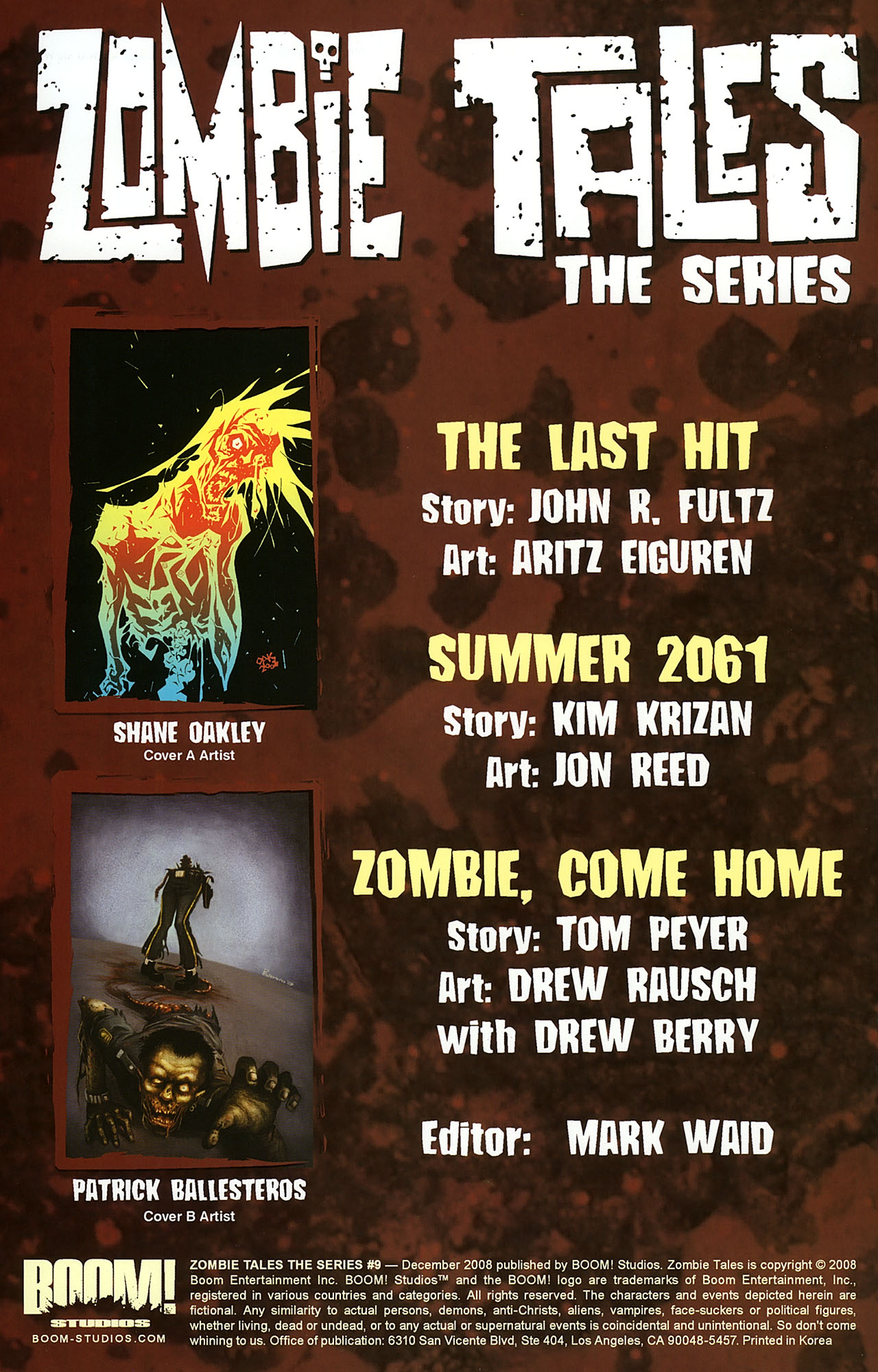 Read online Zombie Tales: The Series comic -  Issue #9 - 2