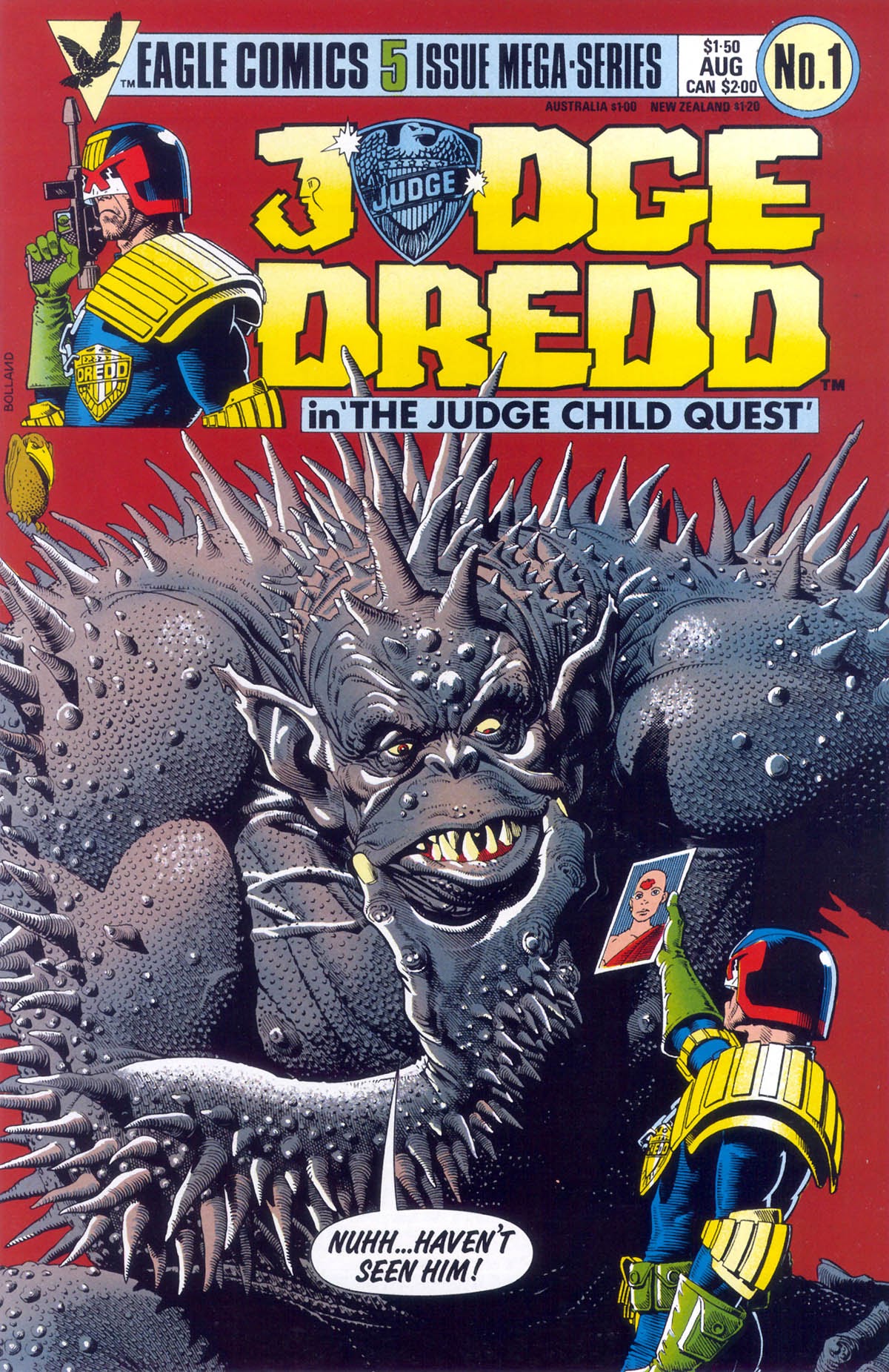 Read online Judge Dredd: The Judge Child Quest comic -  Issue #1 - 1