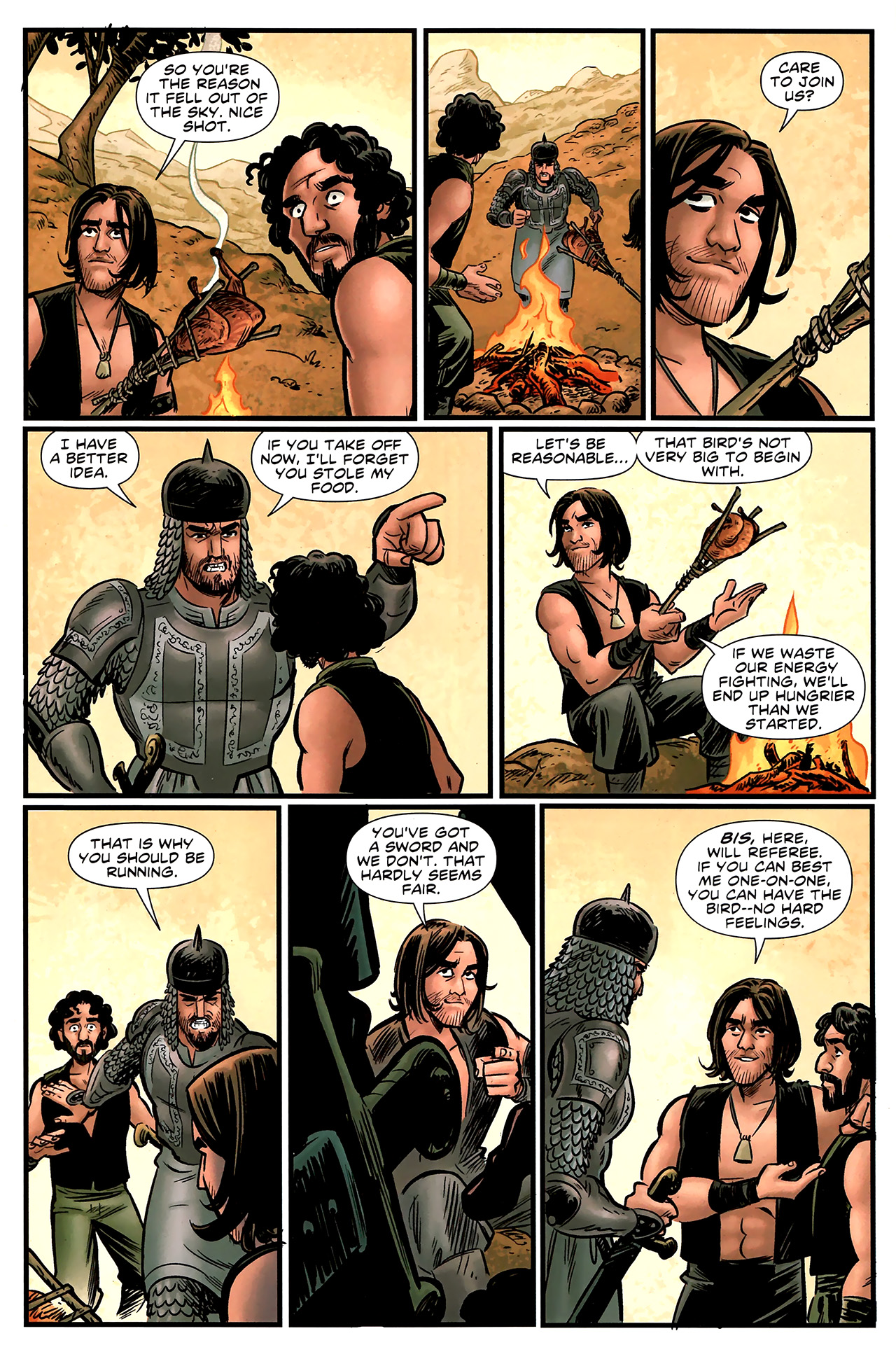 Read online Prince of Persia: Before the Sandstorm comic -  Issue #4 - 16