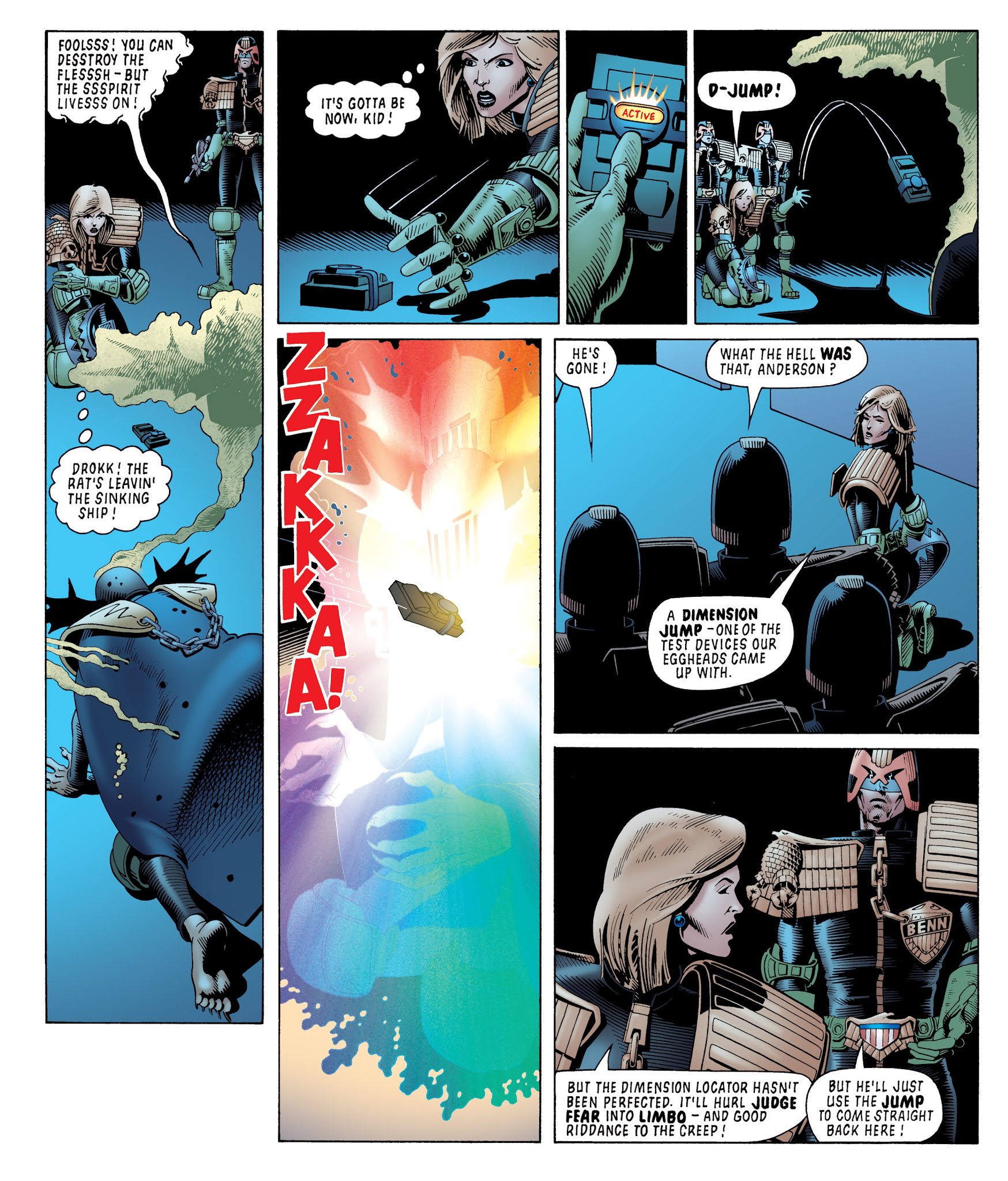 Read online Judge Dredd Classics: The Dark Judges comic -  Issue # TPB - 94