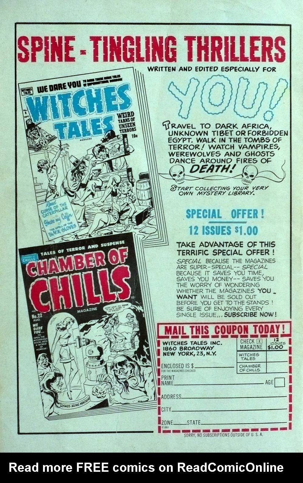 Read online Chamber of Chills (1951) comic -  Issue #3 - 36