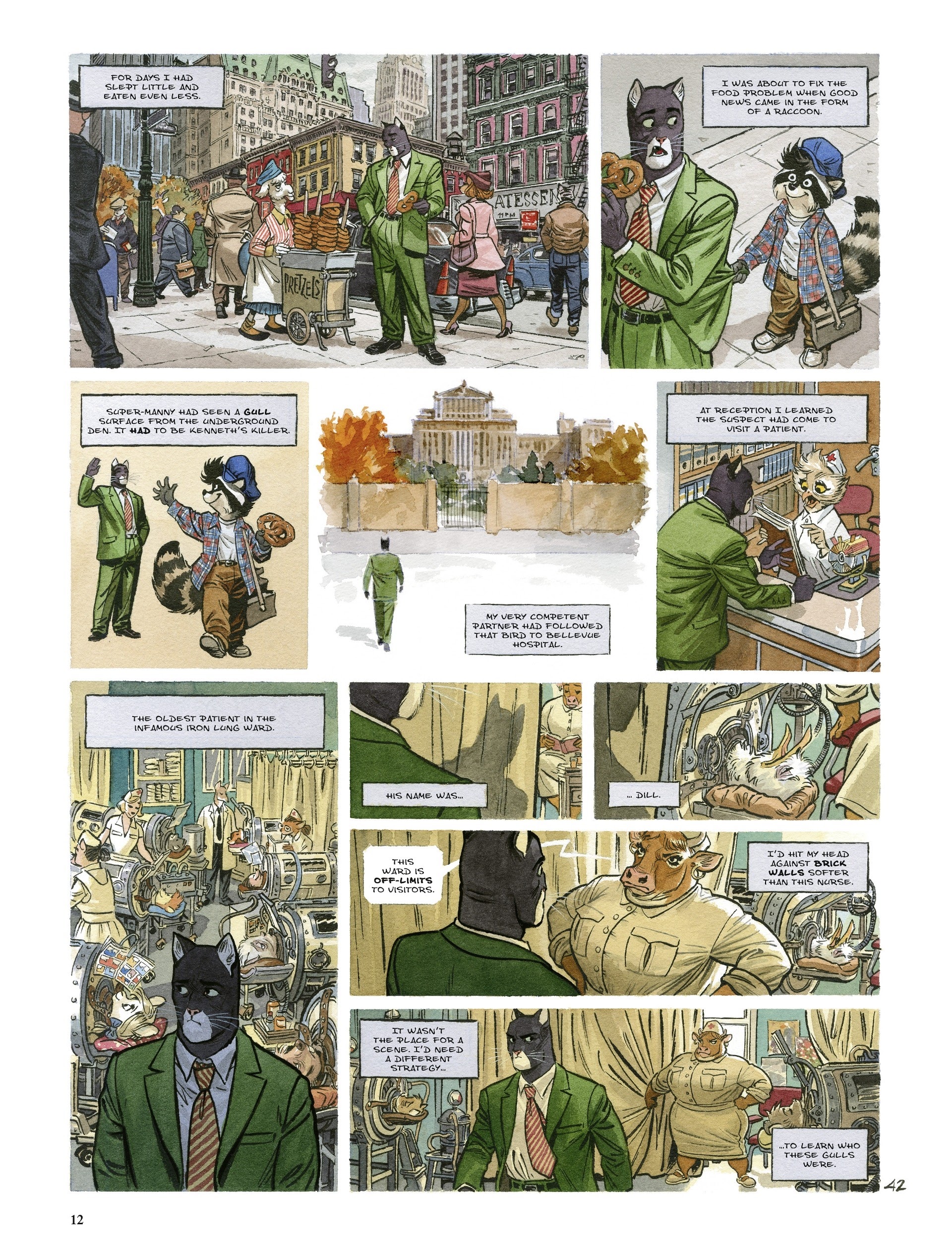 Read online Blacksad: They All Fall Down comic -  Issue #2 - 12