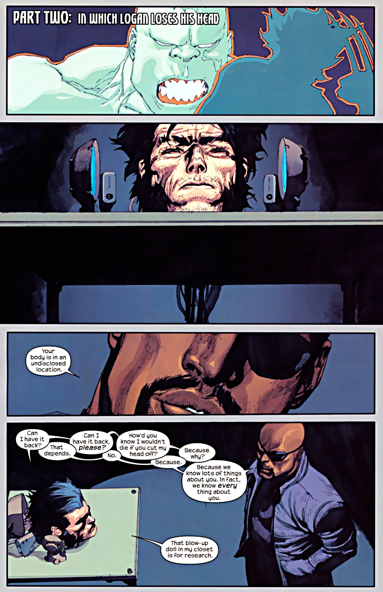 Read online Ultimate Wolverine vs. Hulk comic -  Issue #5 - 9