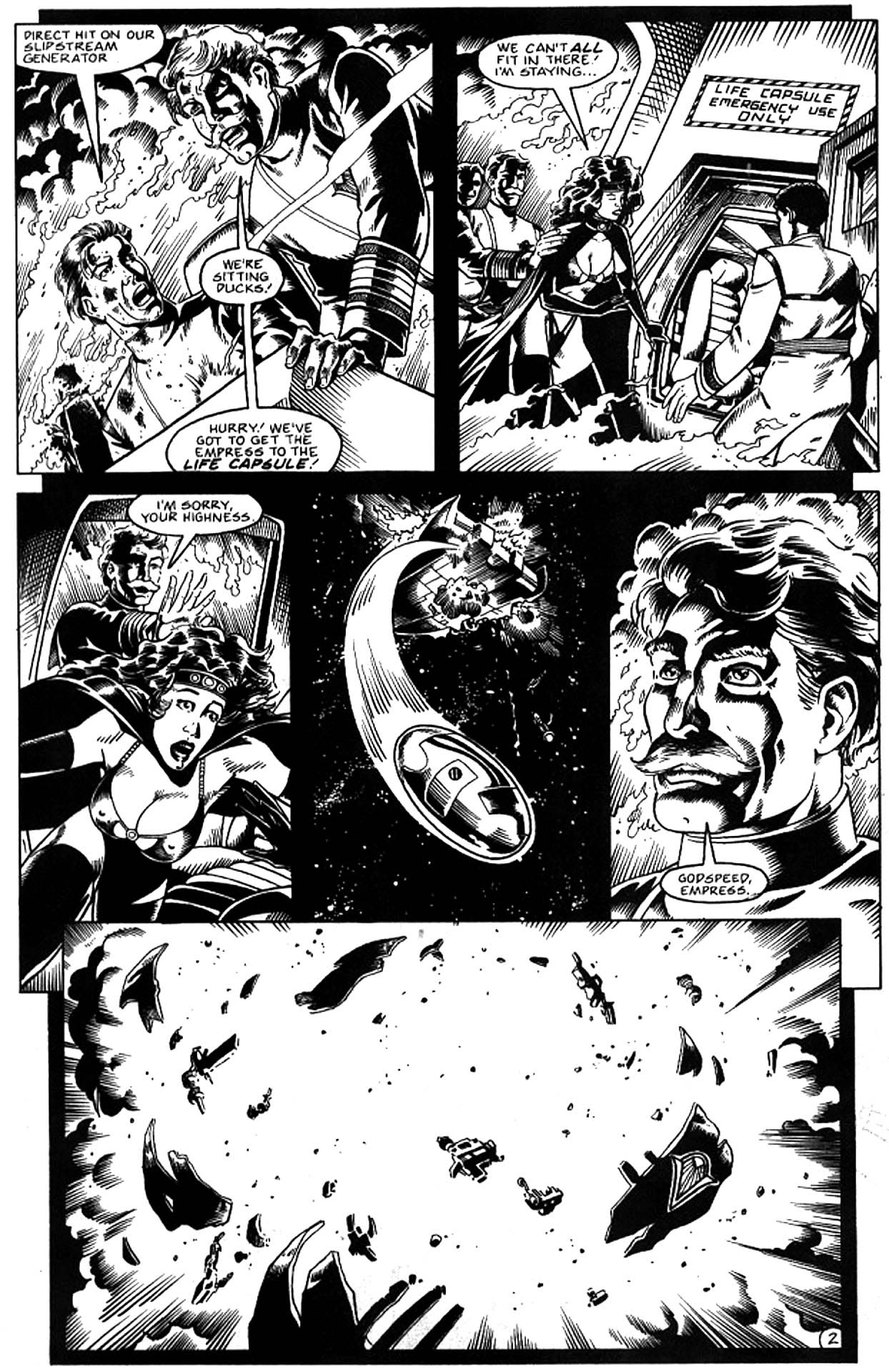 Read online Galaxina comic -  Issue #4 - 5