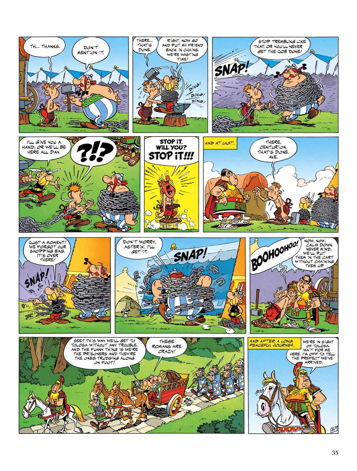 Read online Asterix comic -  Issue #5 - 36