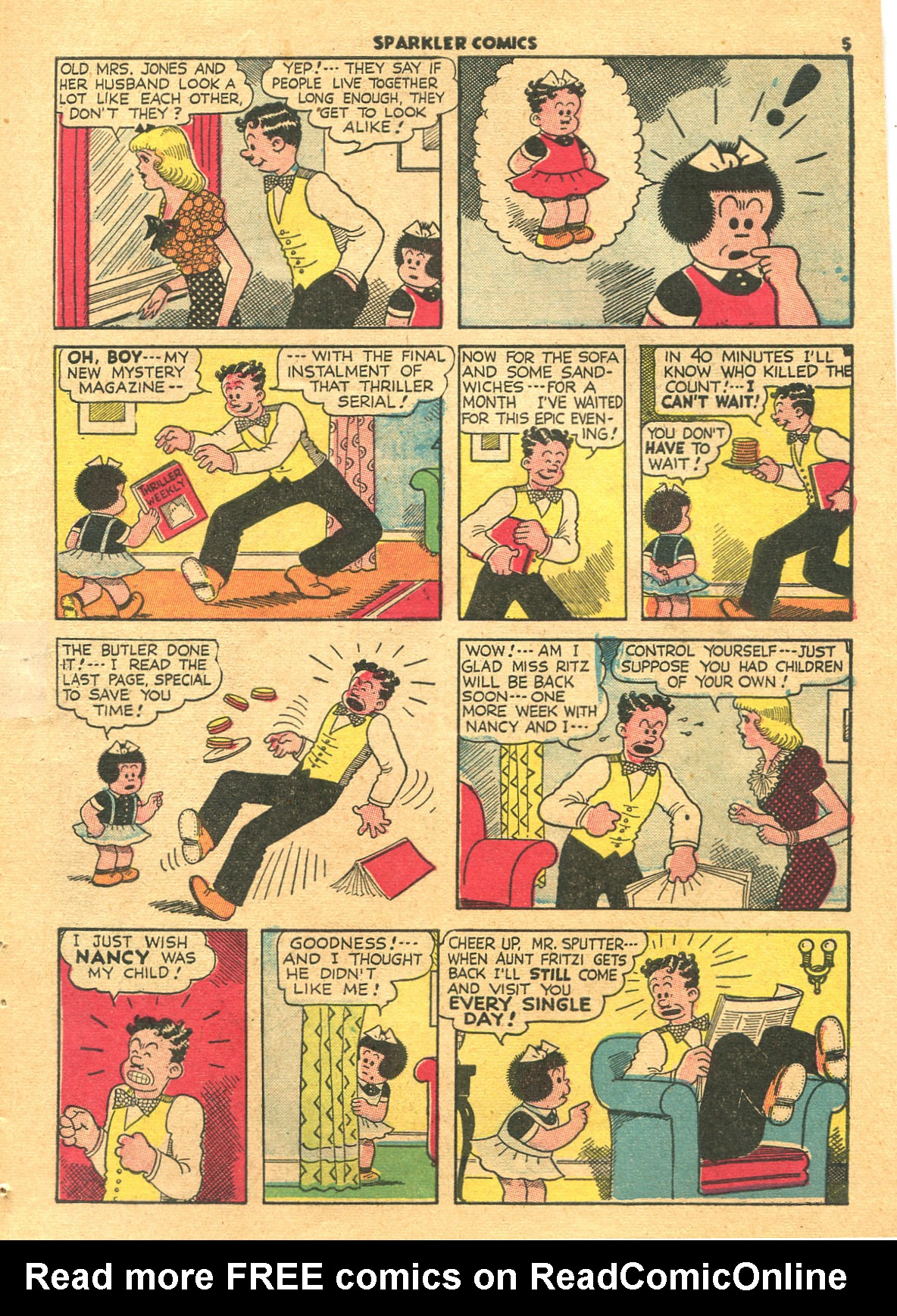 Read online Sparkler Comics comic -  Issue #24 - 7