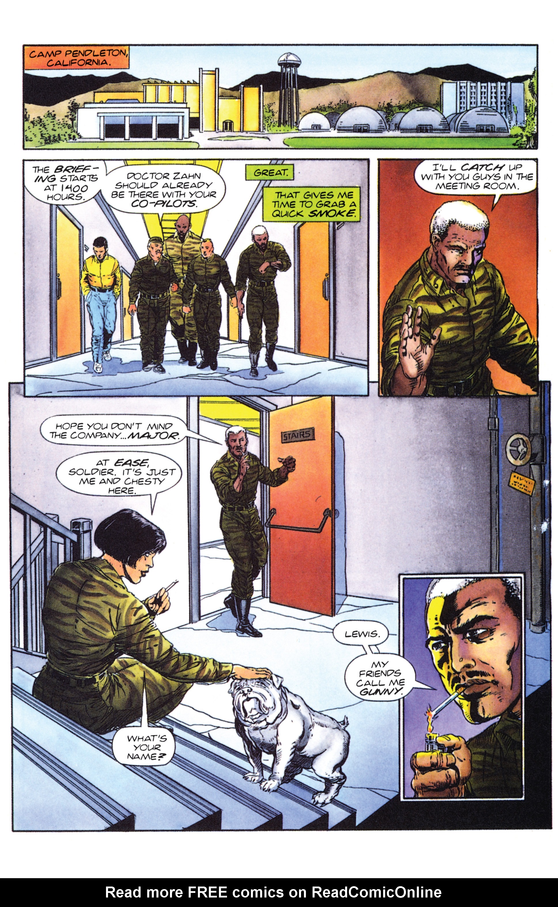 Read online Armorines comic -  Issue #0 - 9