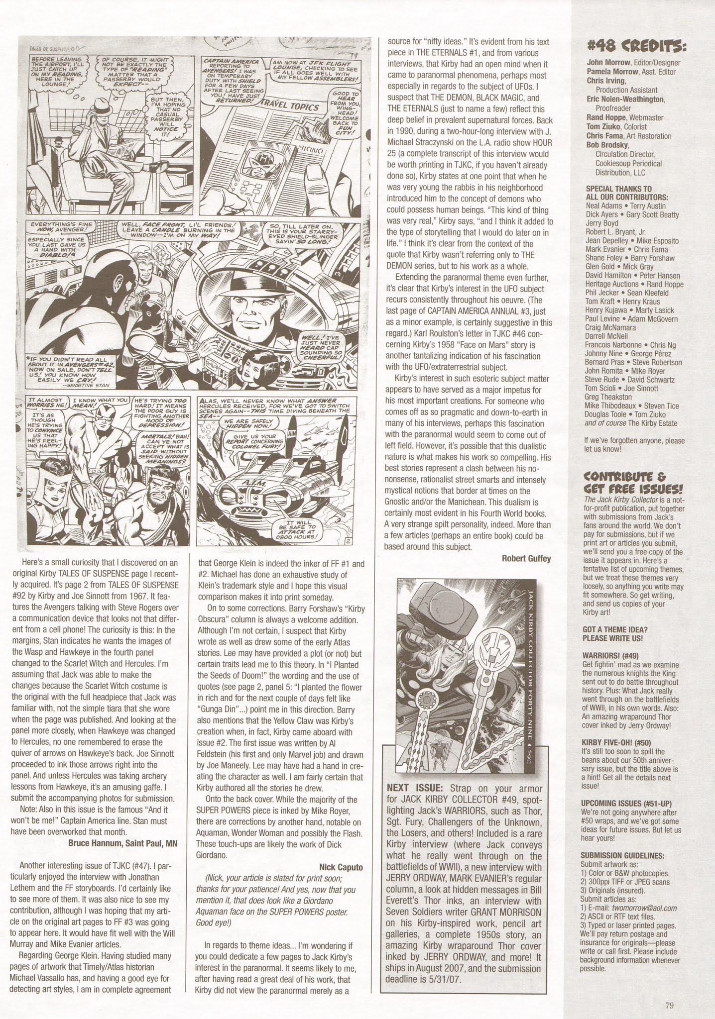 Read online The Jack Kirby Collector comic -  Issue #48 - 79