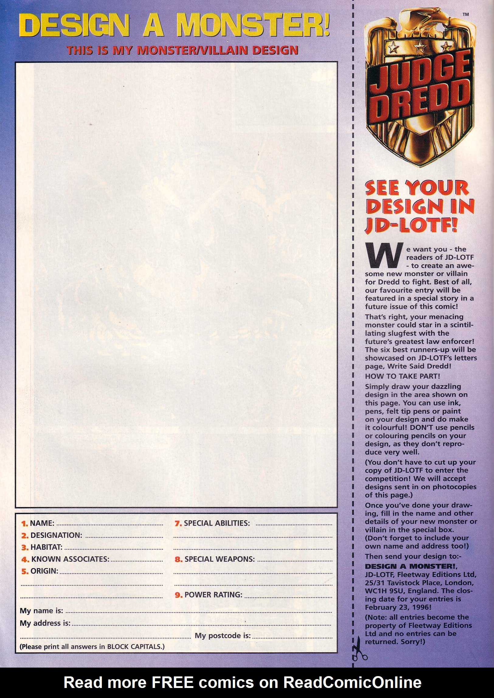 Read online Judge Dredd Lawman of the Future comic -  Issue #15 - 14