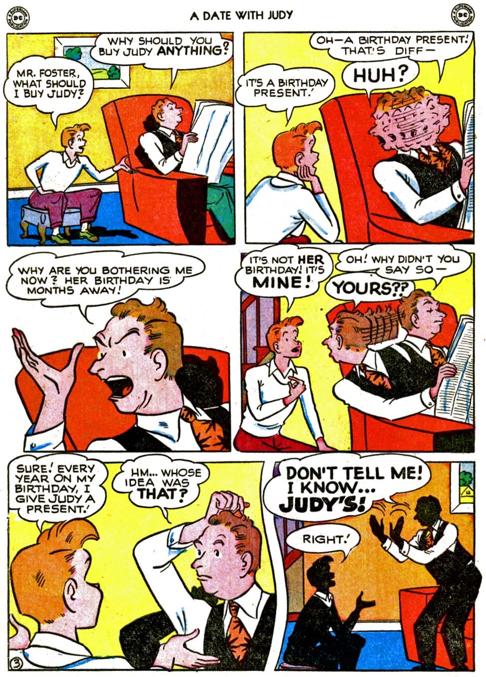 Read online A Date with Judy comic -  Issue #12 - 42