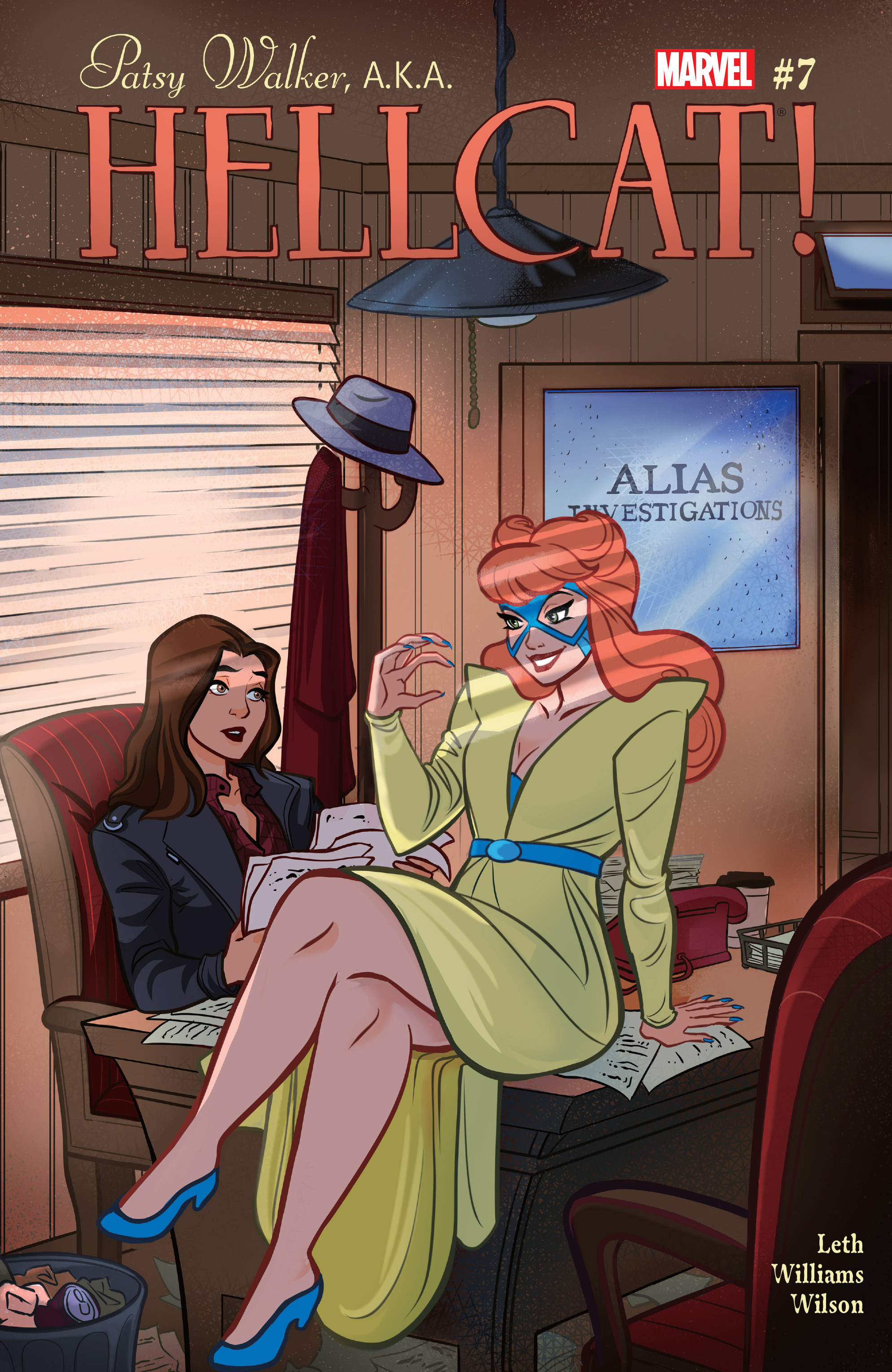 Read online Patsy Walker, A.K.A. Hellcat! comic -  Issue #7 - 1