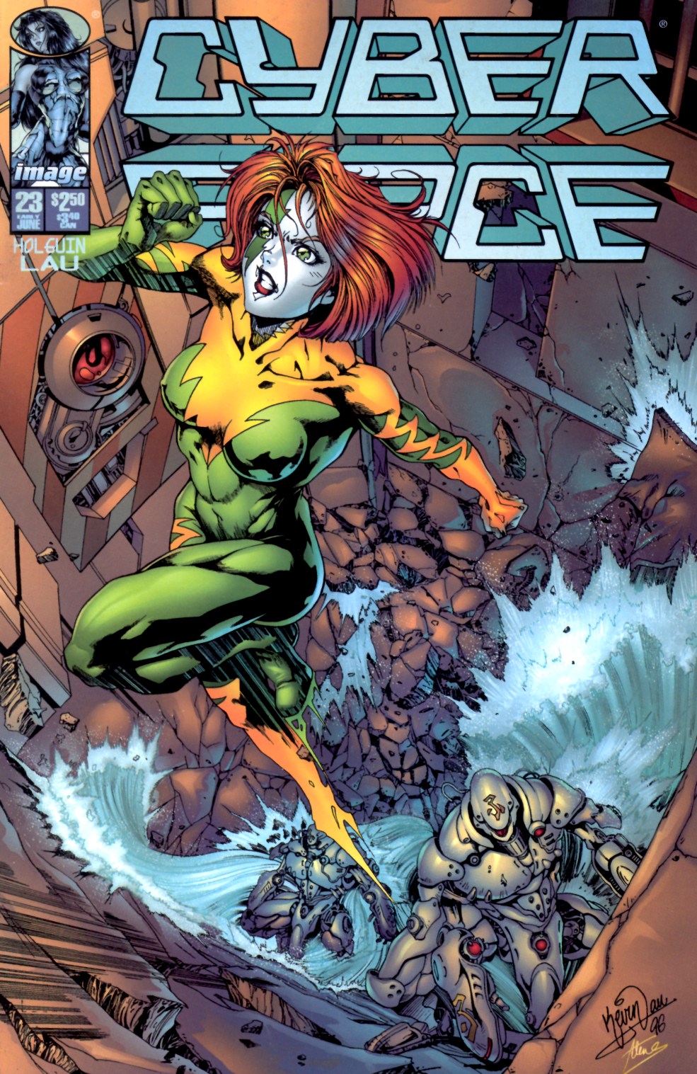 Read online Cyberforce (1993) comic -  Issue #23 - 1