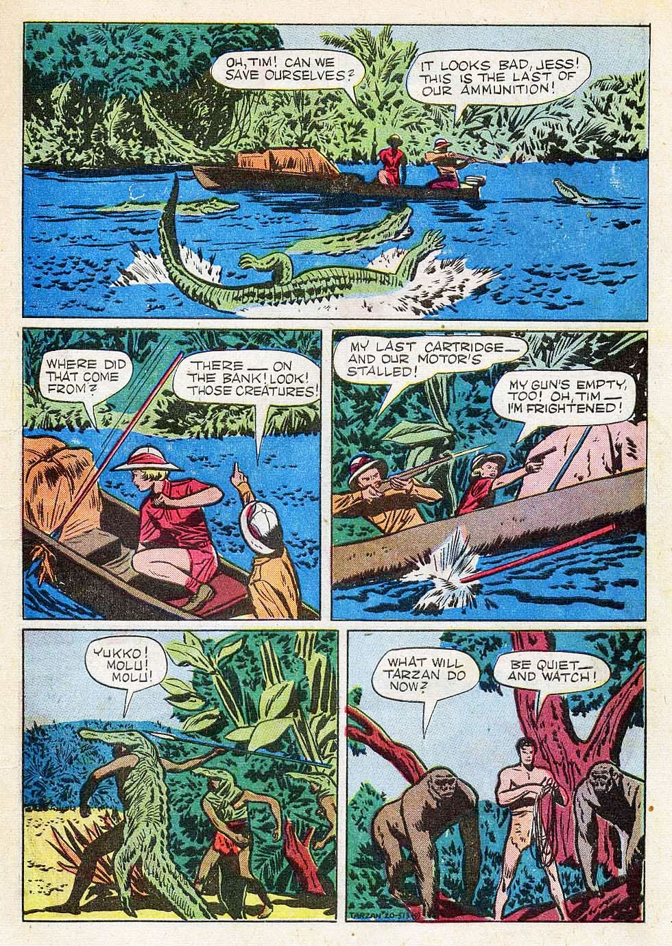 Read online Tarzan (1948) comic -  Issue #20 - 11