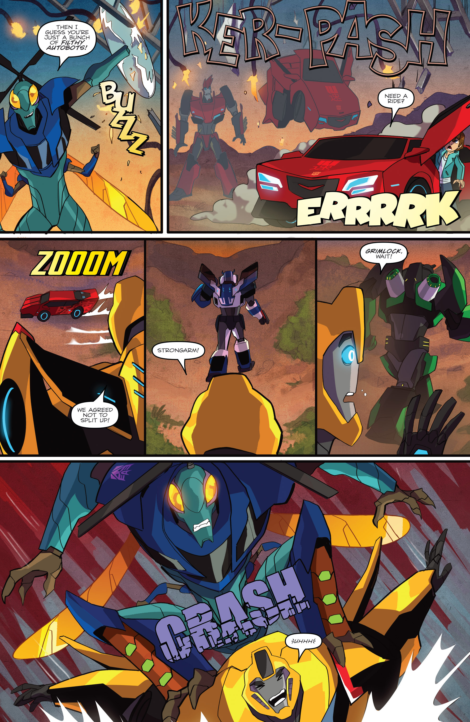 Read online Transformers: Robots In Disguise (2015) comic -  Issue #1 - 16