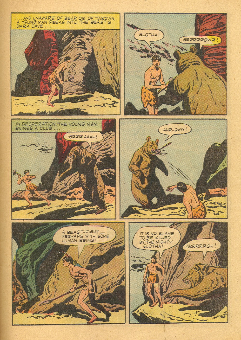 Read online Tarzan (1948) comic -  Issue #19 - 37
