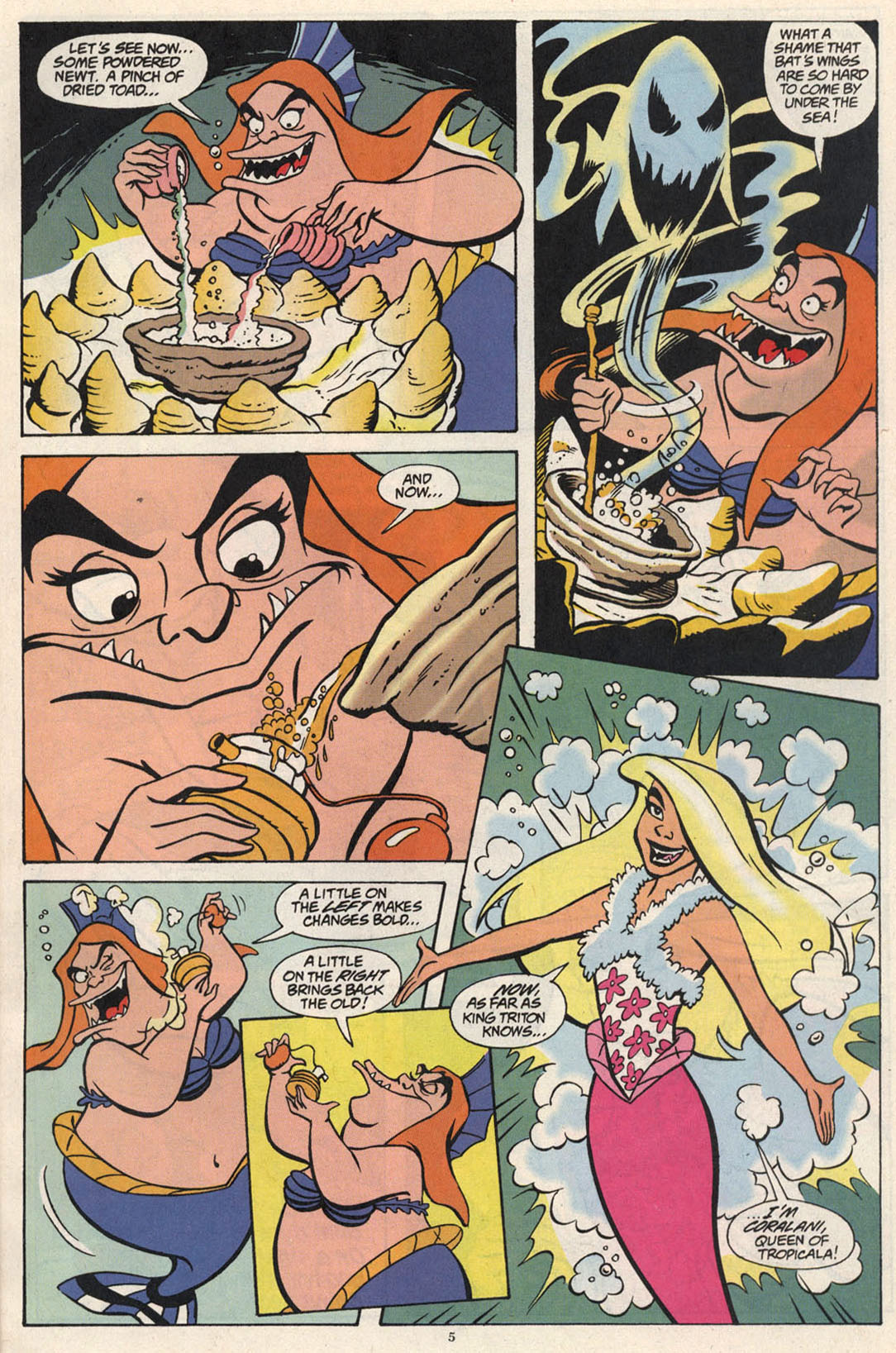 Read online Disney's The Little Mermaid comic -  Issue #11 - 7