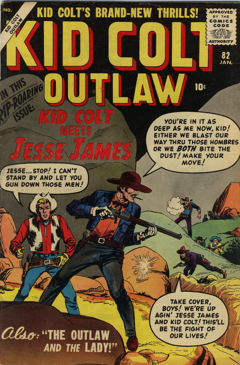 Read online Kid Colt Outlaw comic -  Issue #82 - 1