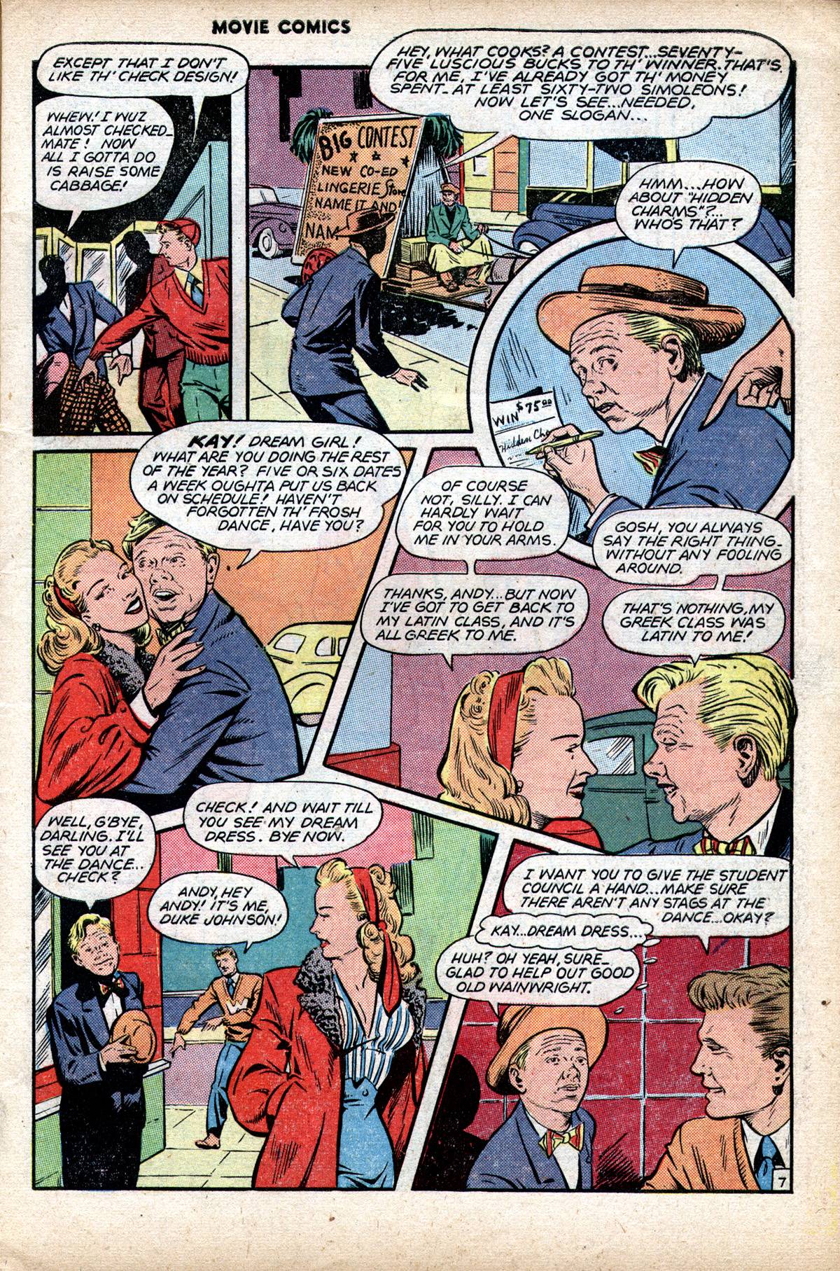 Read online Movie Comics (1946) comic -  Issue #3 - 9