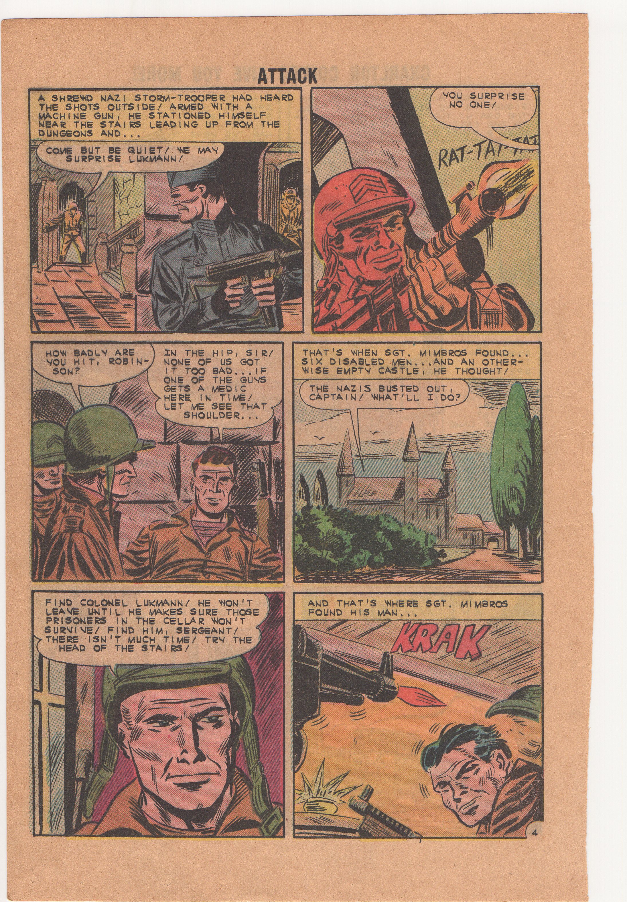 Read online Attack (1962) comic -  Issue #1 - 16
