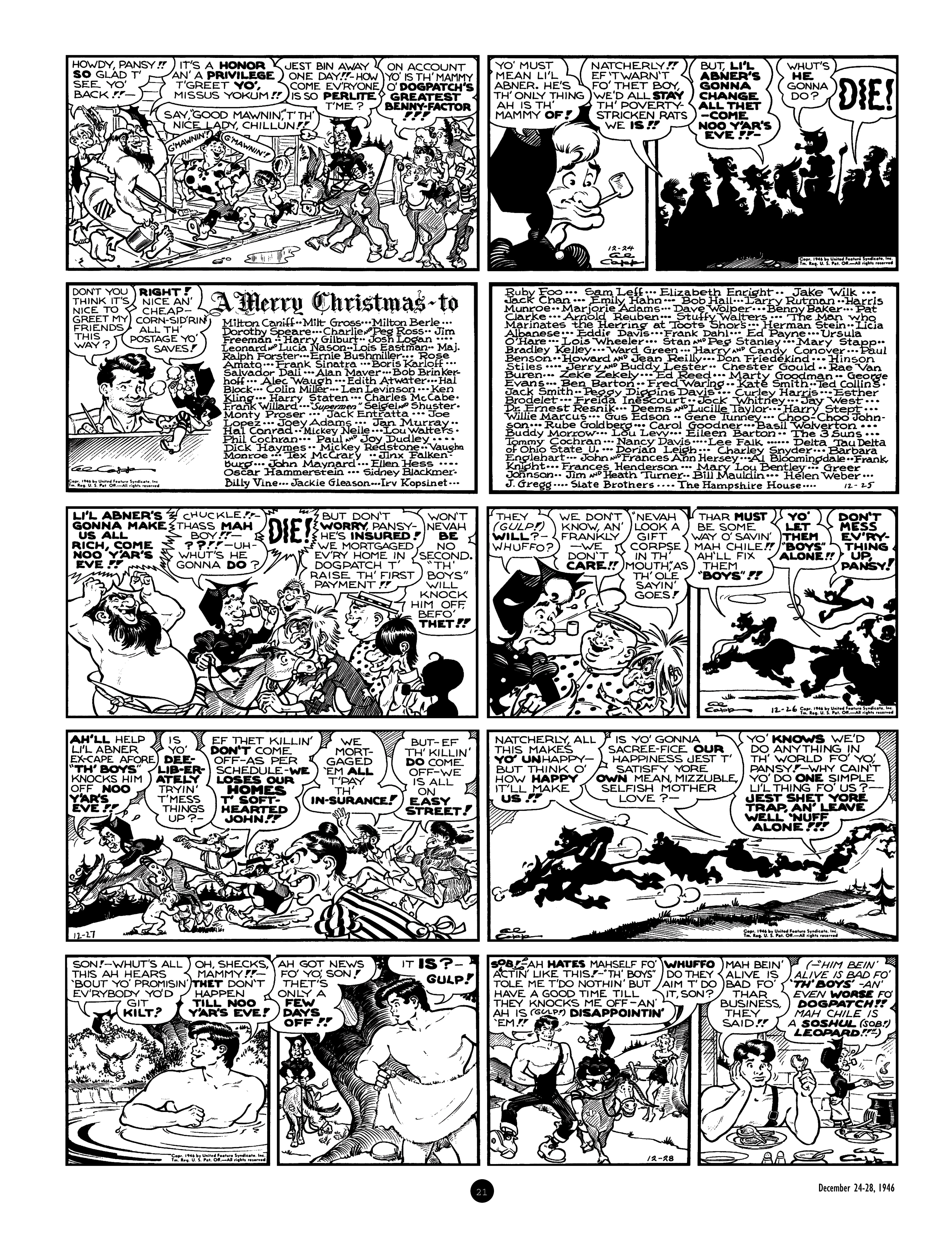 Read online Al Capp's Li'l Abner Complete Daily & Color Sunday Comics comic -  Issue # TPB 7 (Part 1) - 21