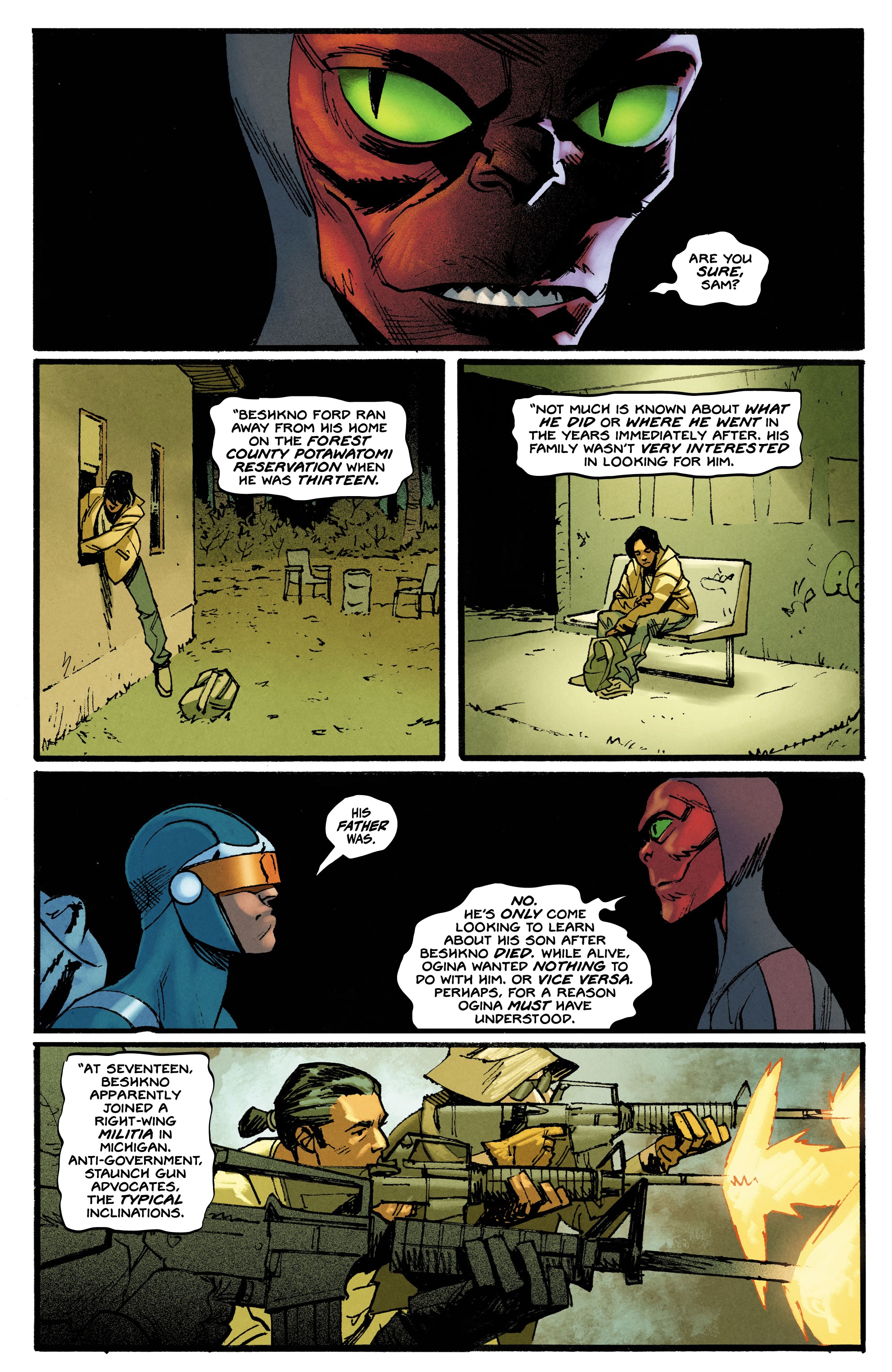 Read online The Blue Flame comic -  Issue #6 - 17