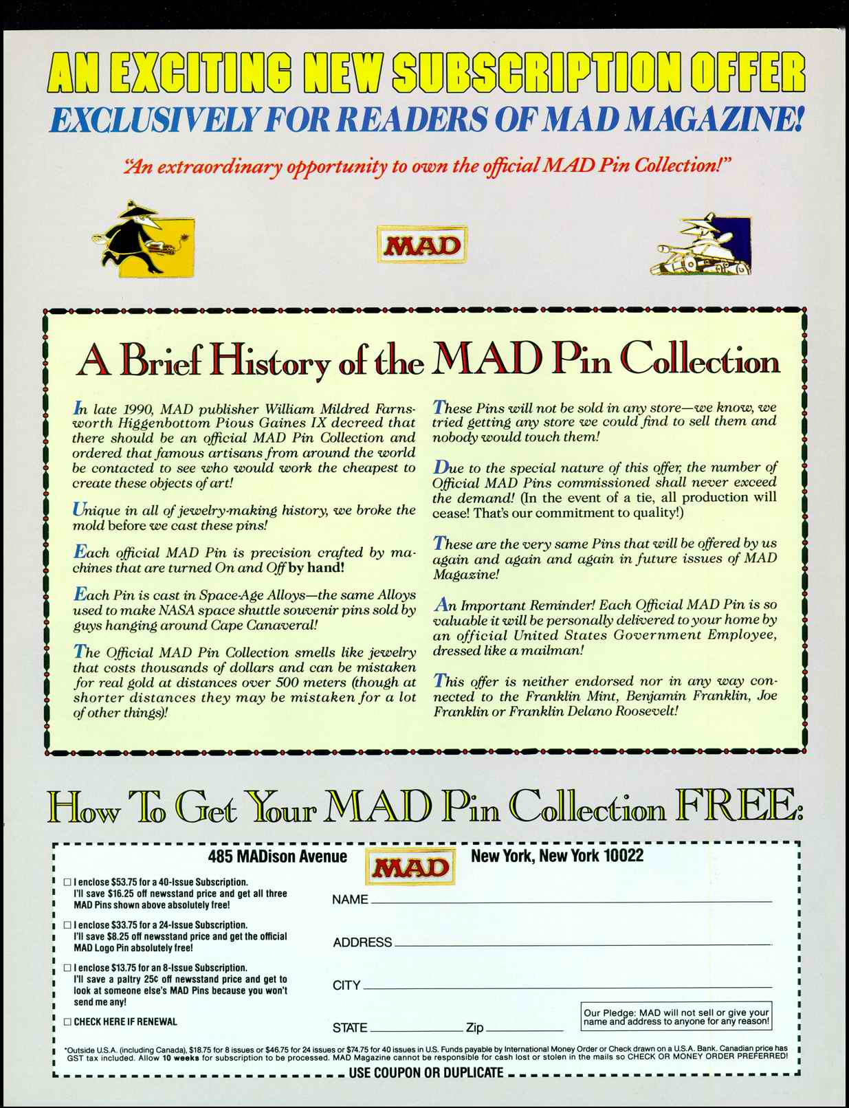 Read online MAD comic -  Issue #312 - 2